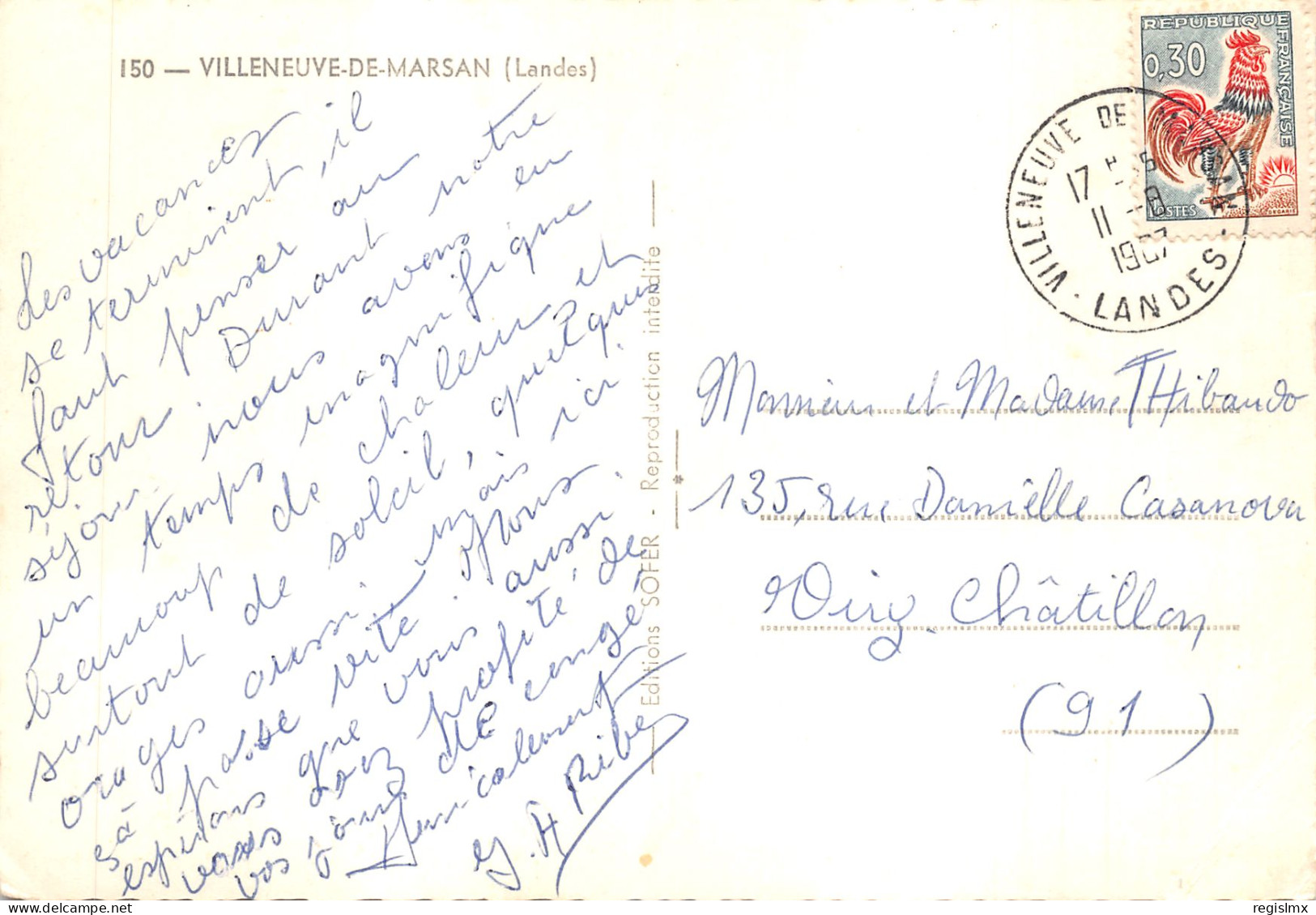 40-VILLENEUVE DE MARSAN-N°T570-B/0035 - Villeneuve De Marsan
