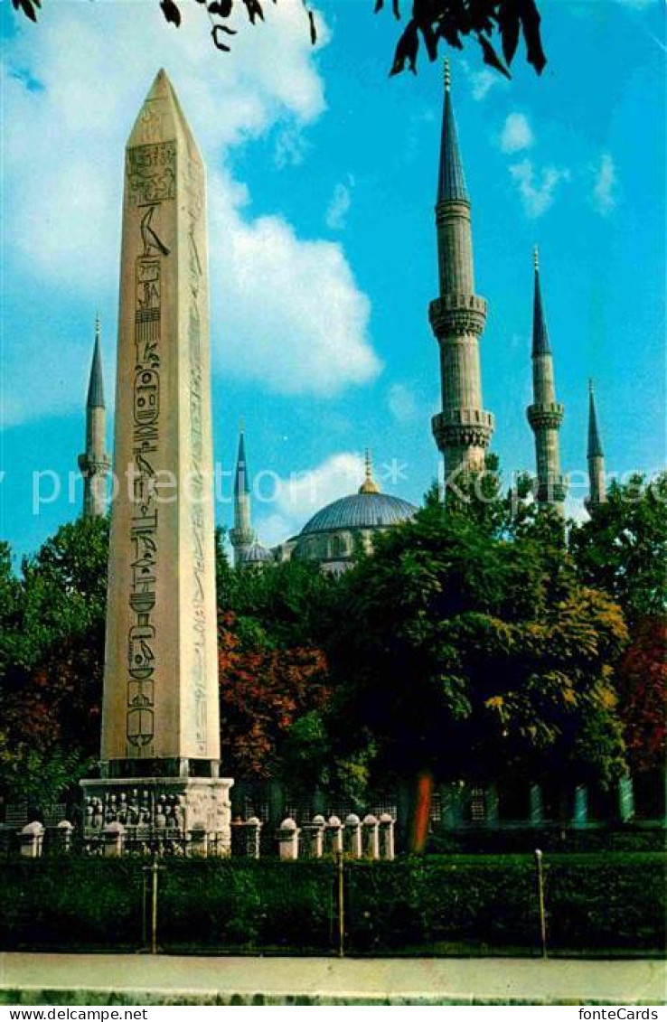 72630302 Istanbul Constantinopel Obelisque And Blue Mosque Istanbul - Turkey