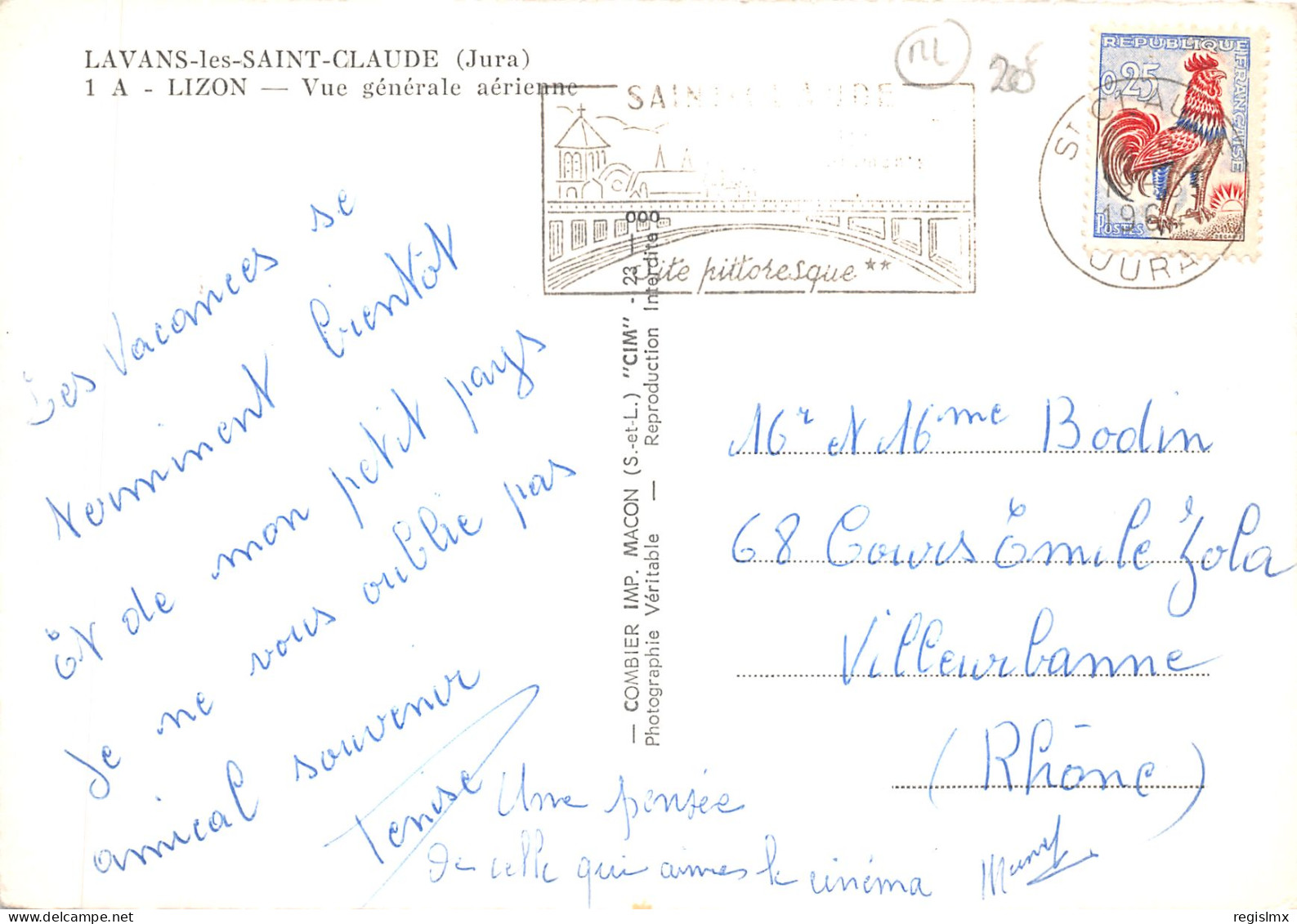 39-LAVANS LES SAINT CLAUDE-N°T569-D/0381 - Other & Unclassified