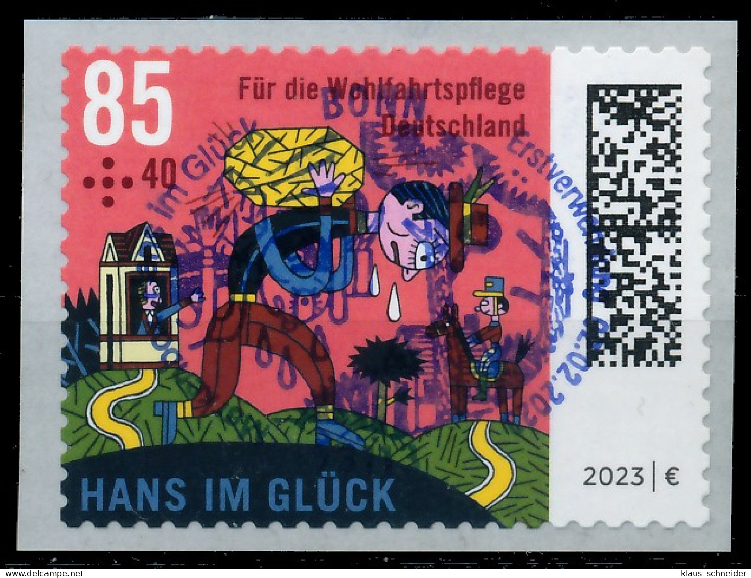 BRD BUND 2023 Nr 3750FS ESST Zentrisch Gestempelt X59A0CE - Used Stamps