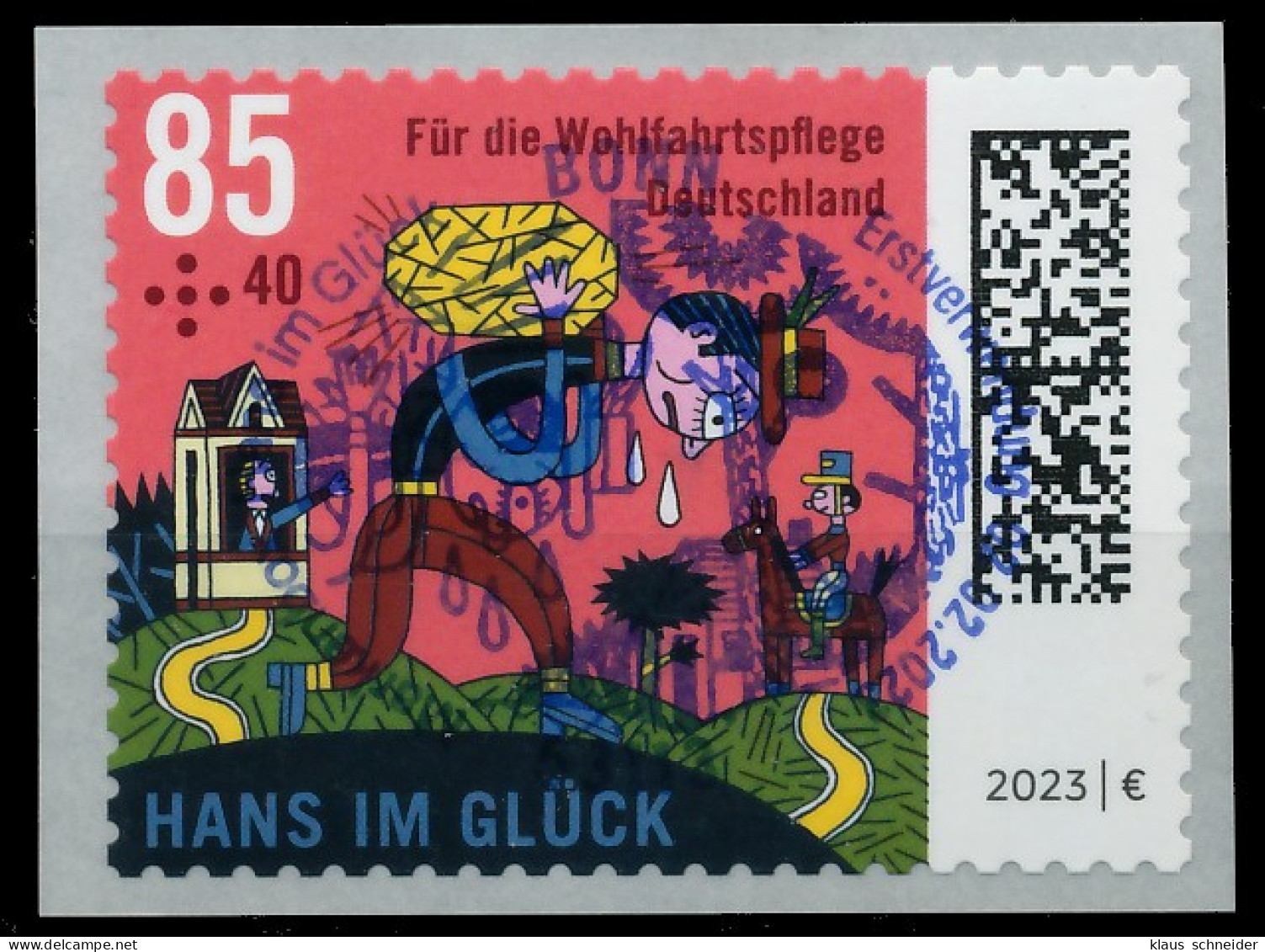 BRD BUND 2023 Nr 3750FS ESST Zentrisch Gestempelt X59A0C6 - Used Stamps