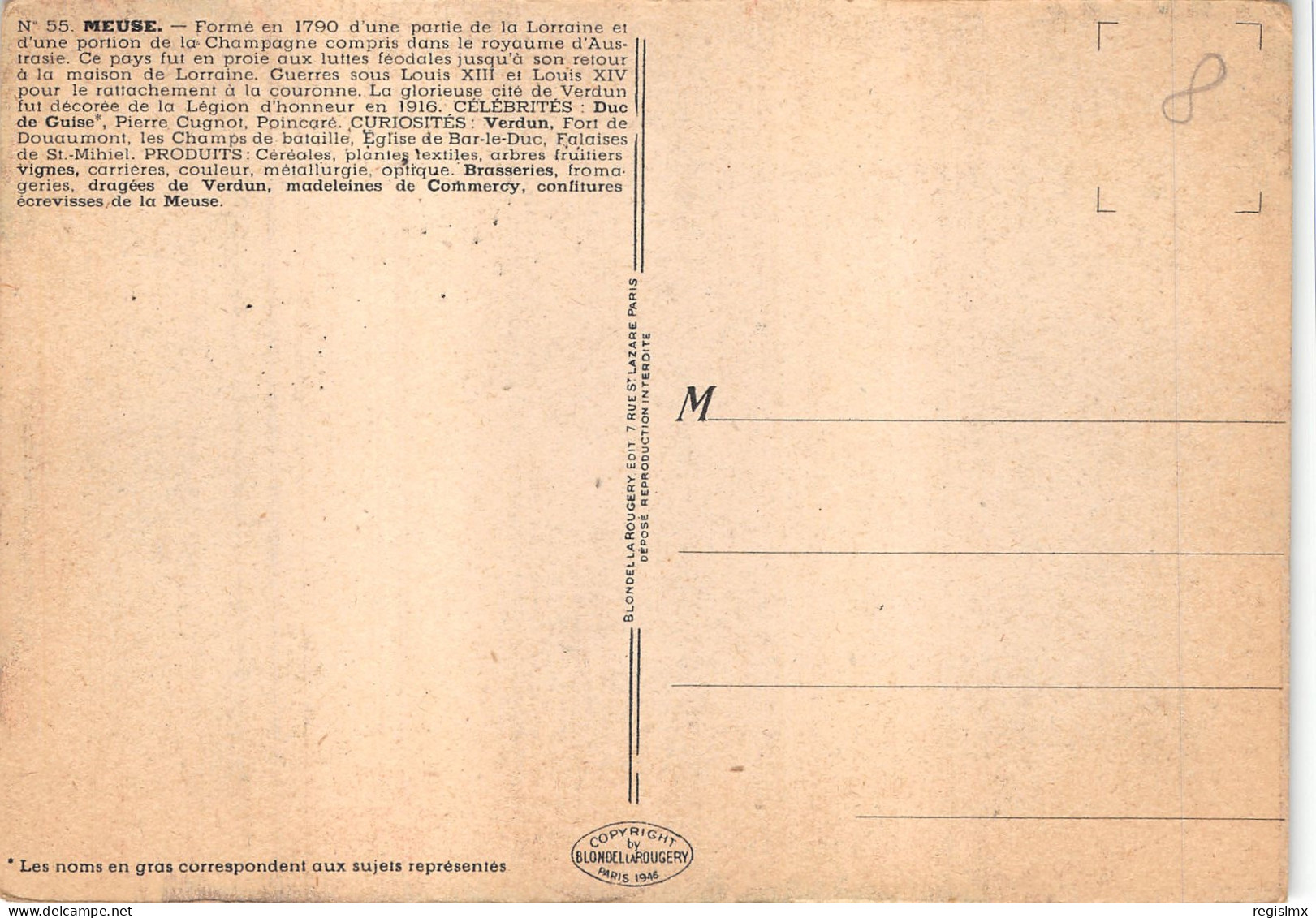 55-PANORAMA DE LA MEUSE-N°T571-A/0299 - Sonstige & Ohne Zuordnung