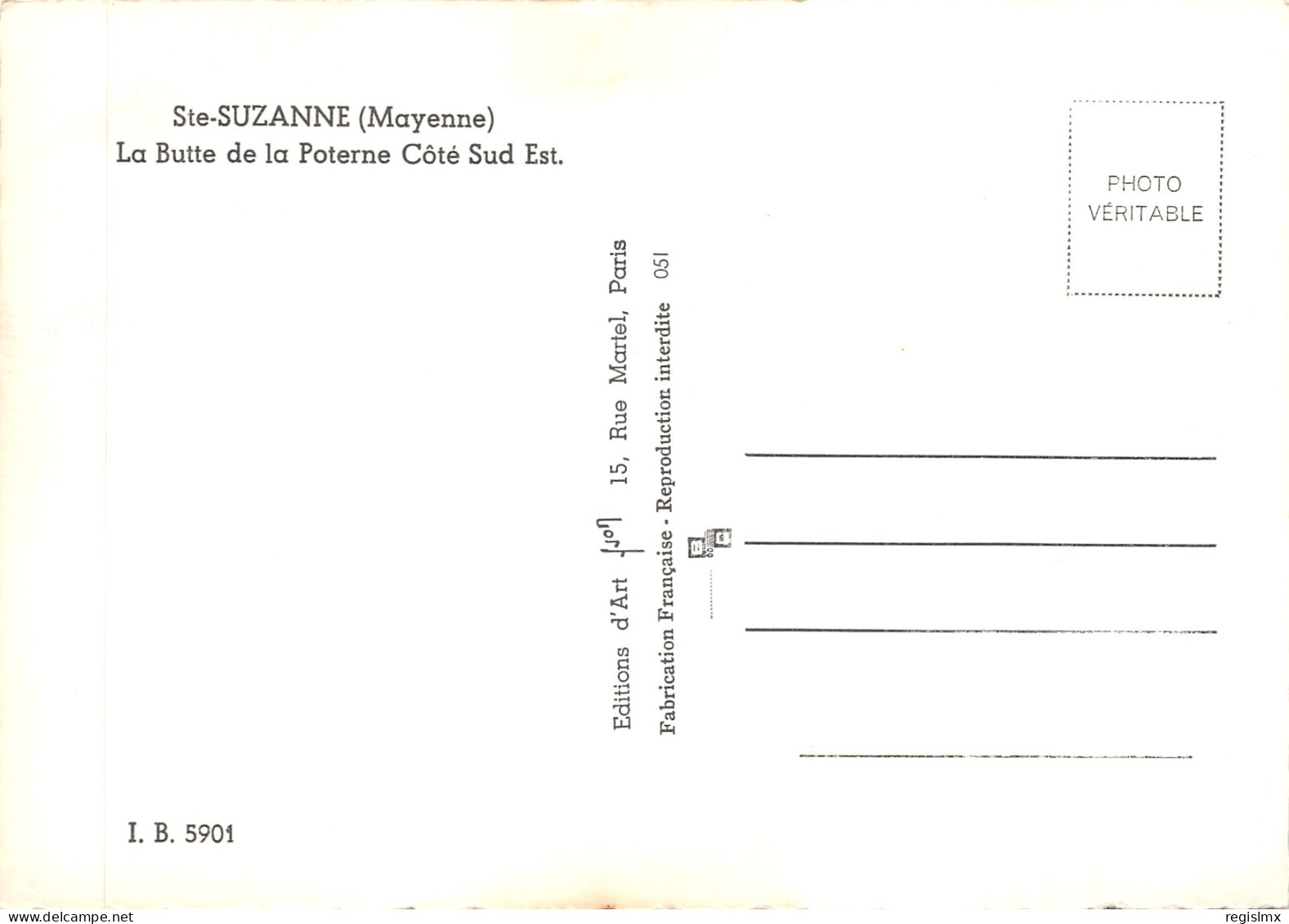 53-SAINTE SUZANNE-N°T571-A/0173 - Sainte Suzanne