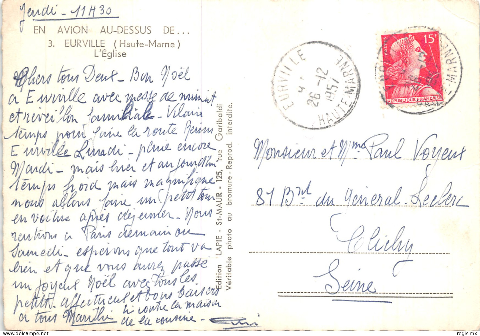 52-EURVILLE-N°T571-A/0157 - Other & Unclassified