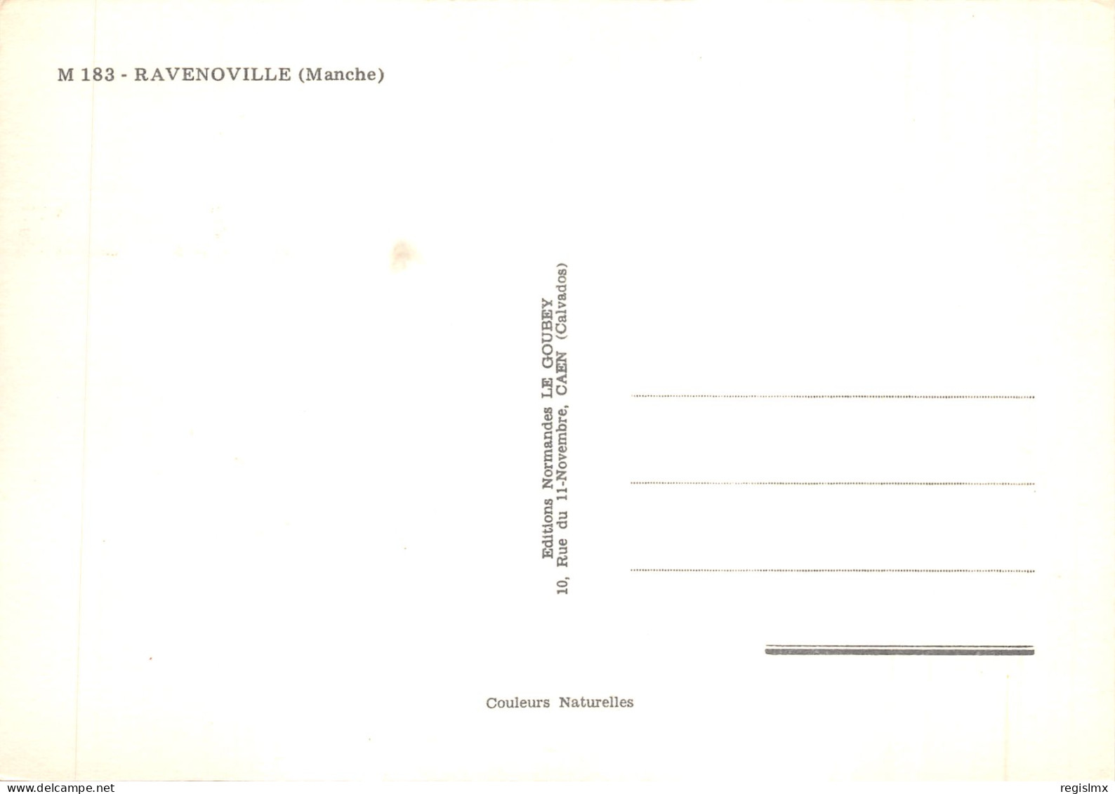 50-RAVENOVILLE-N°T570-D/0373 - Autres & Non Classés