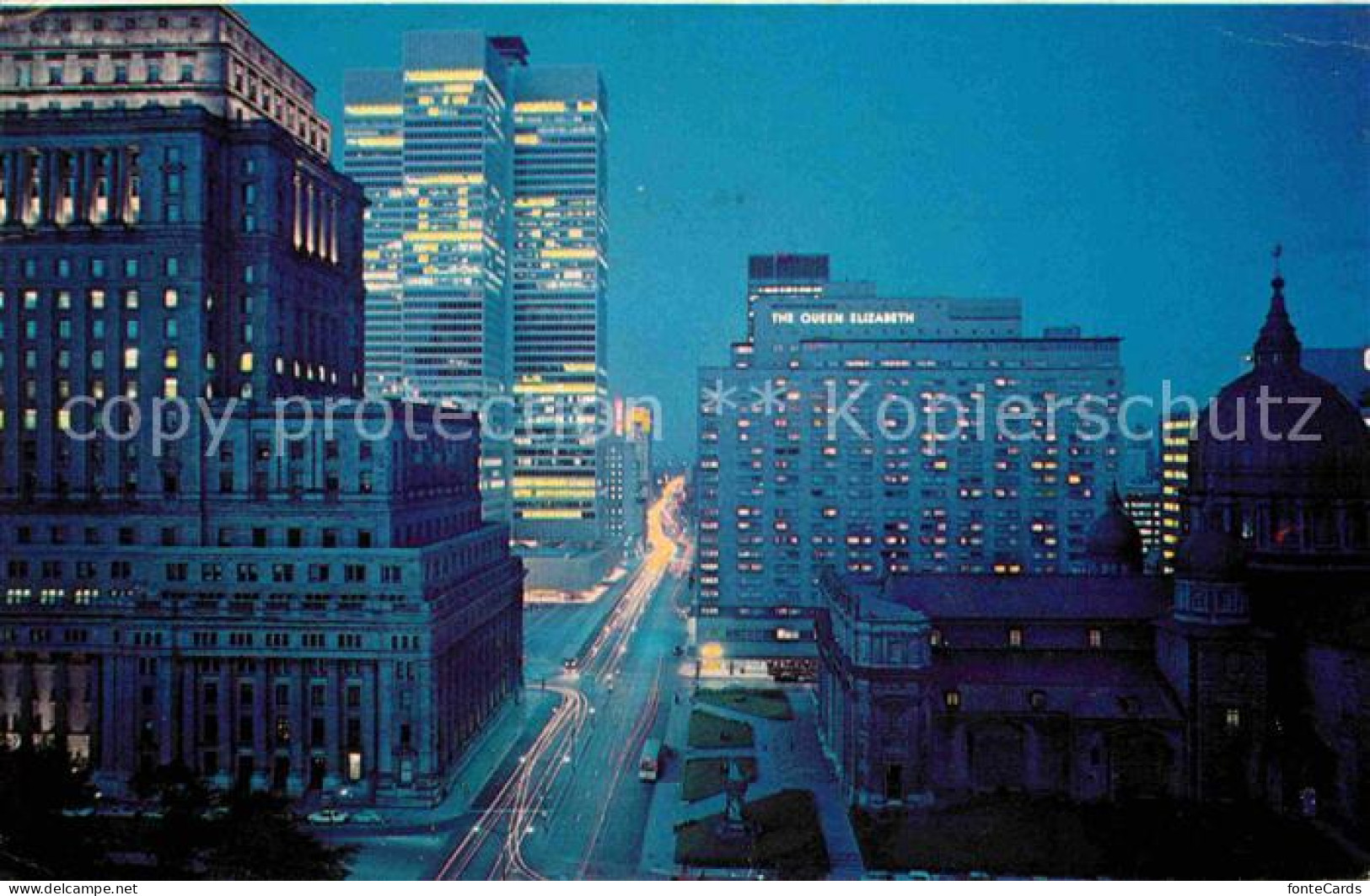 72622762 Montreal Quebec Night View Of Dorchester Street Montreal - Non Classés