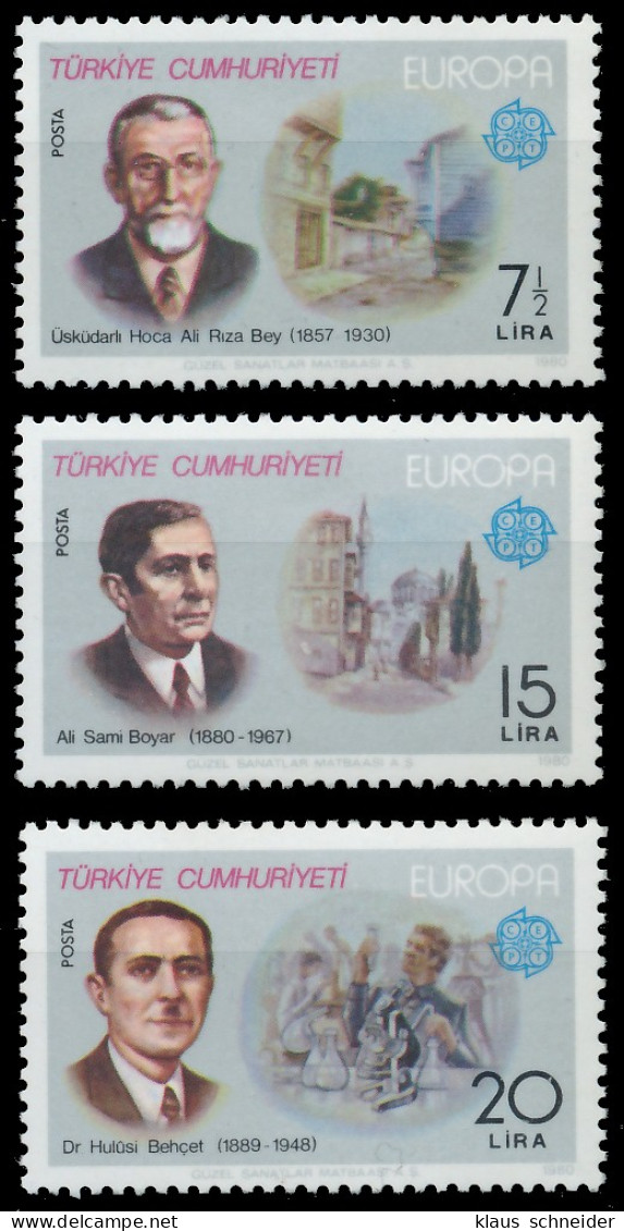 TÜRKEI 1980 Nr 2510-2512 Postfrisch S1C3692 - Nuevos