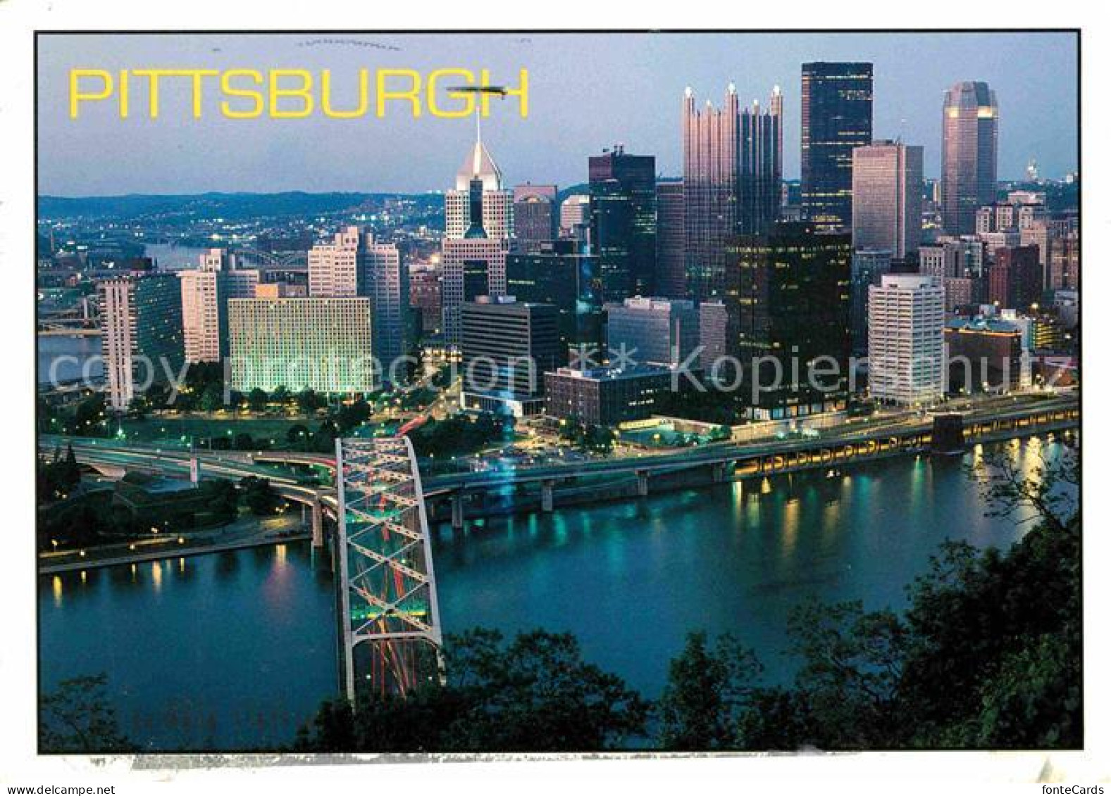 72622691 Pittsburgh Golden Triangle At Sunset Pittsburgh - Altri & Non Classificati