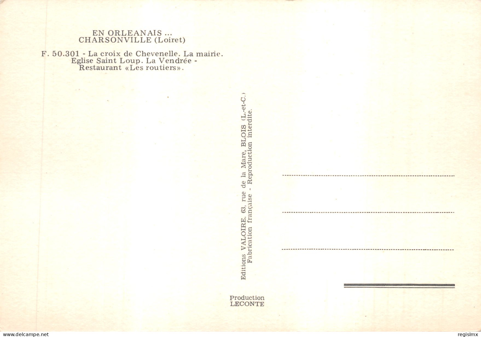 45-CHARSONVILLE-N°T570-C/0327 - Sonstige & Ohne Zuordnung