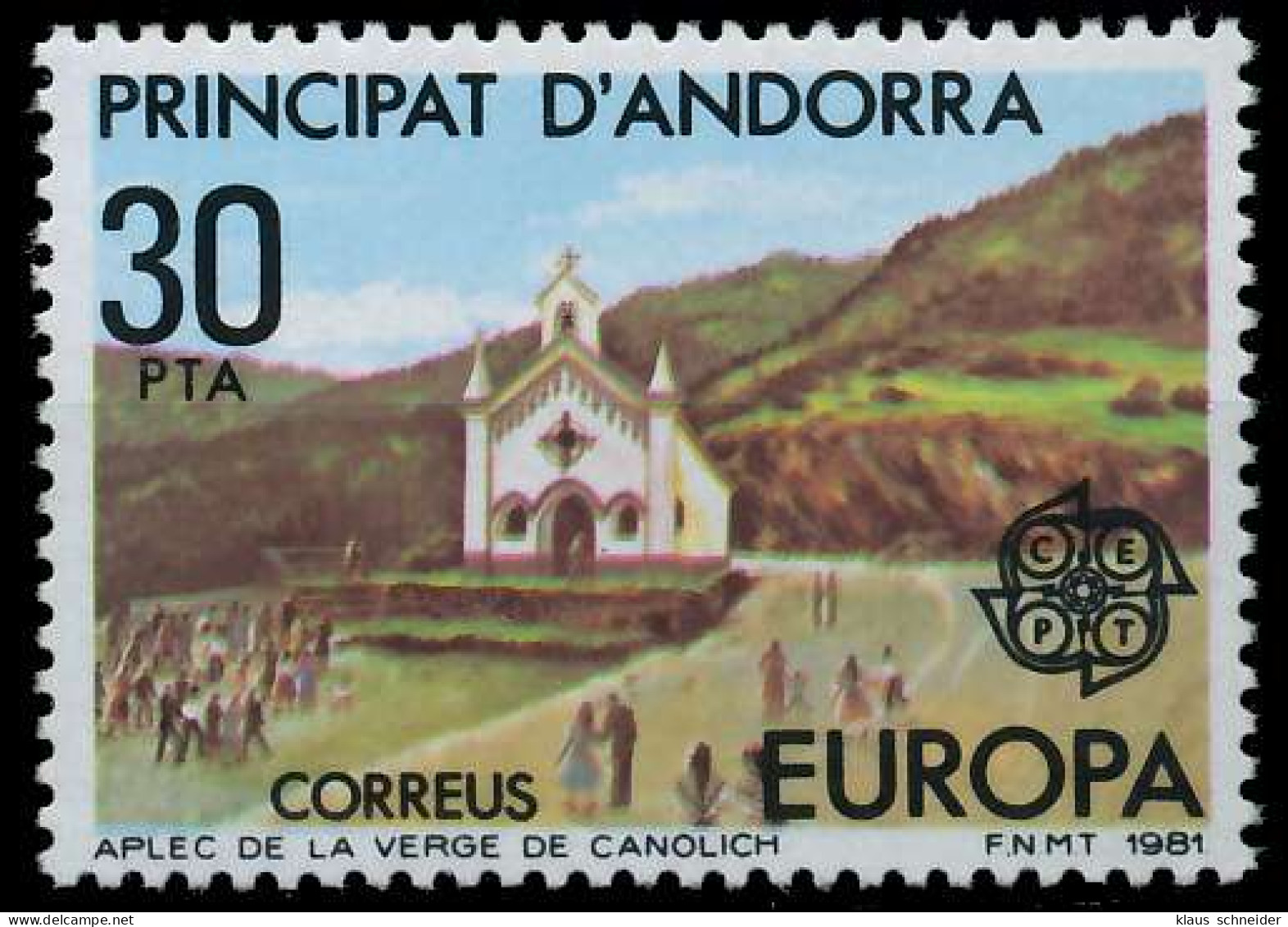ANDORRA SPANISCHE POST 1980-1989 Nr 139 Postfrisch X5A004A - Neufs