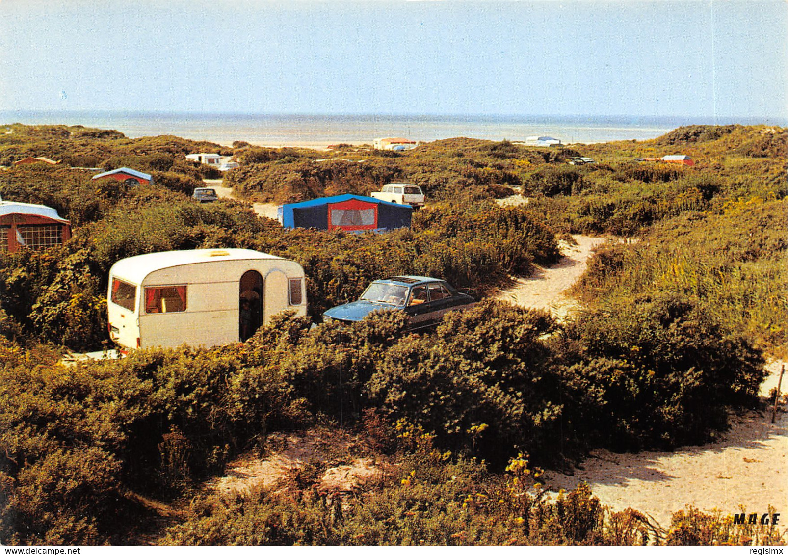 62-CAMIERS-CAMPING CARAVANING DES DUNES-N°T571-D/0225 - Other & Unclassified