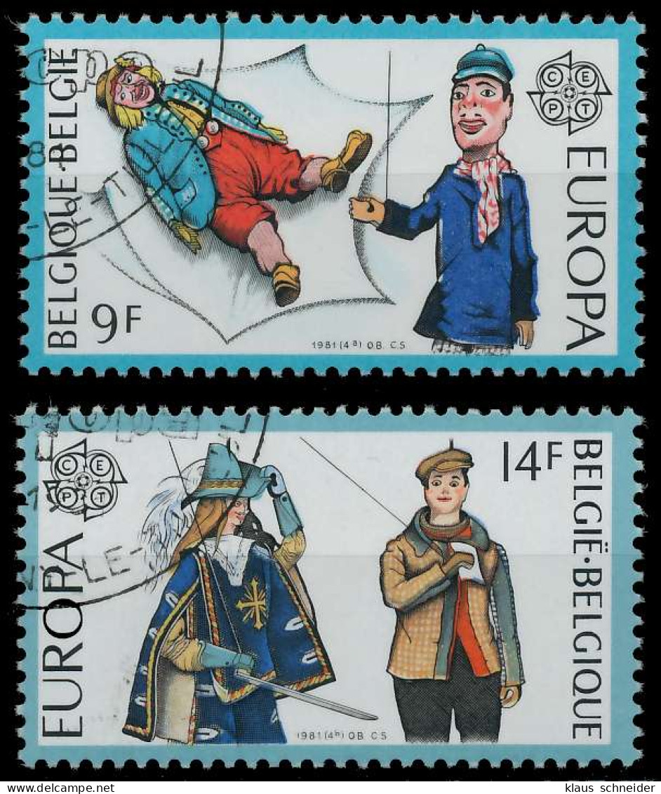 BELGIEN 1981 Nr 2058-2059 Gestempelt X5A0072 - Used Stamps