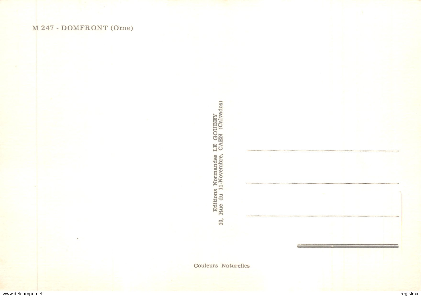 61-DOMFRONT-N°T571-D/0091 - Domfront