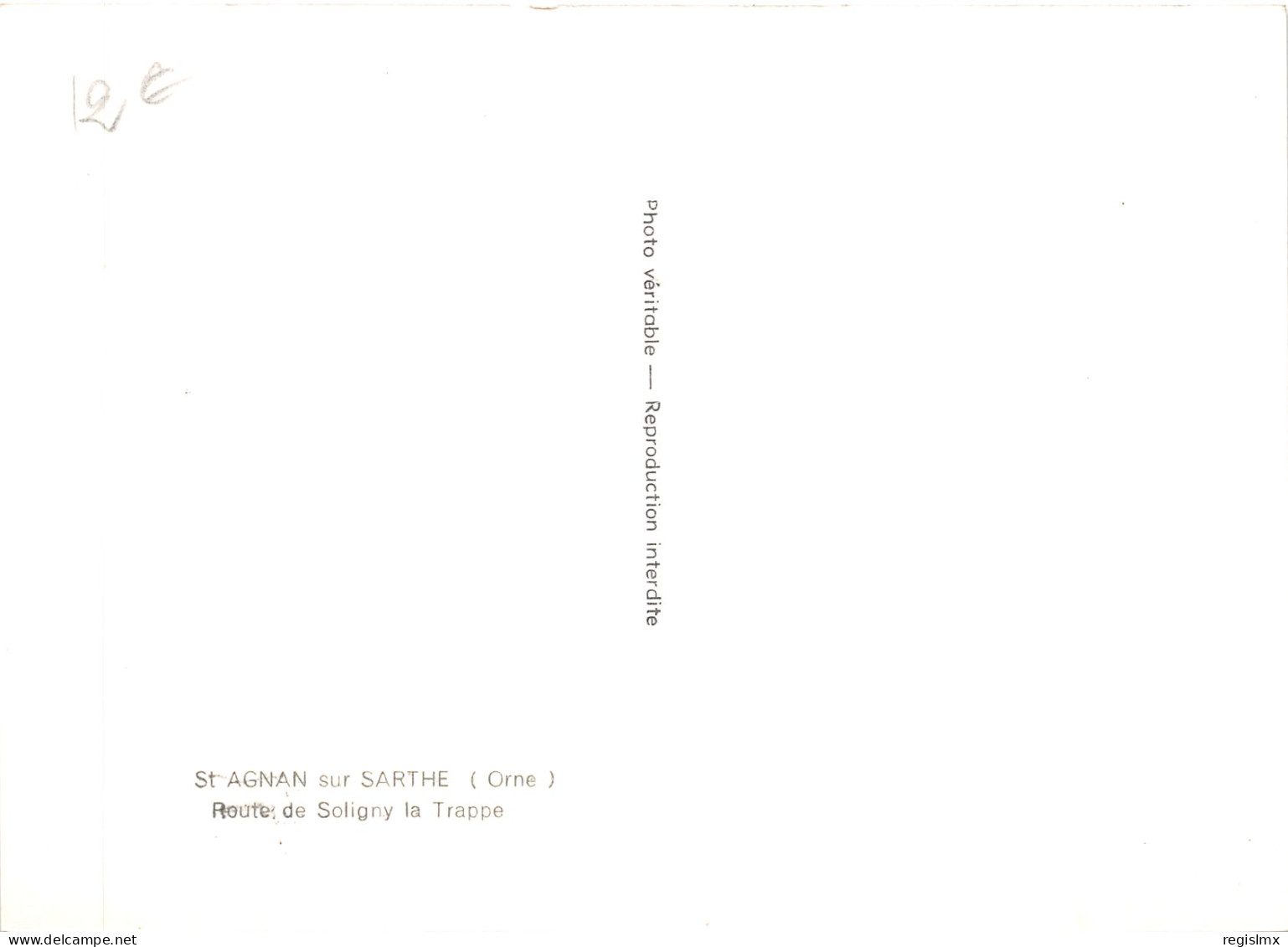 61-SAINT AGNAN SUR SARTHE-N°T571-C/0395 - Autres & Non Classés