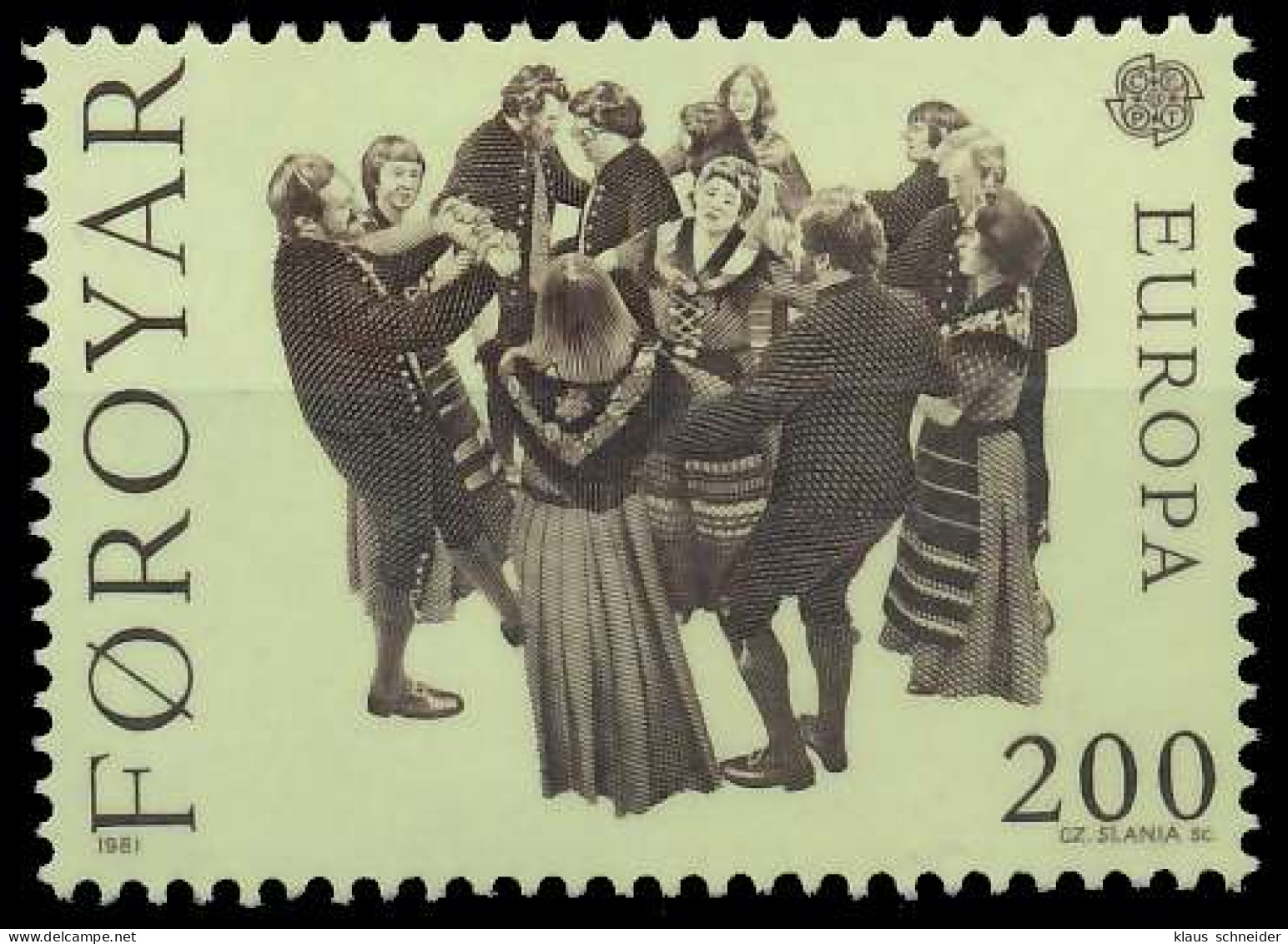 FÄRÖER 1981 Nr 64 Postfrisch S1CB402 - Faroe Islands