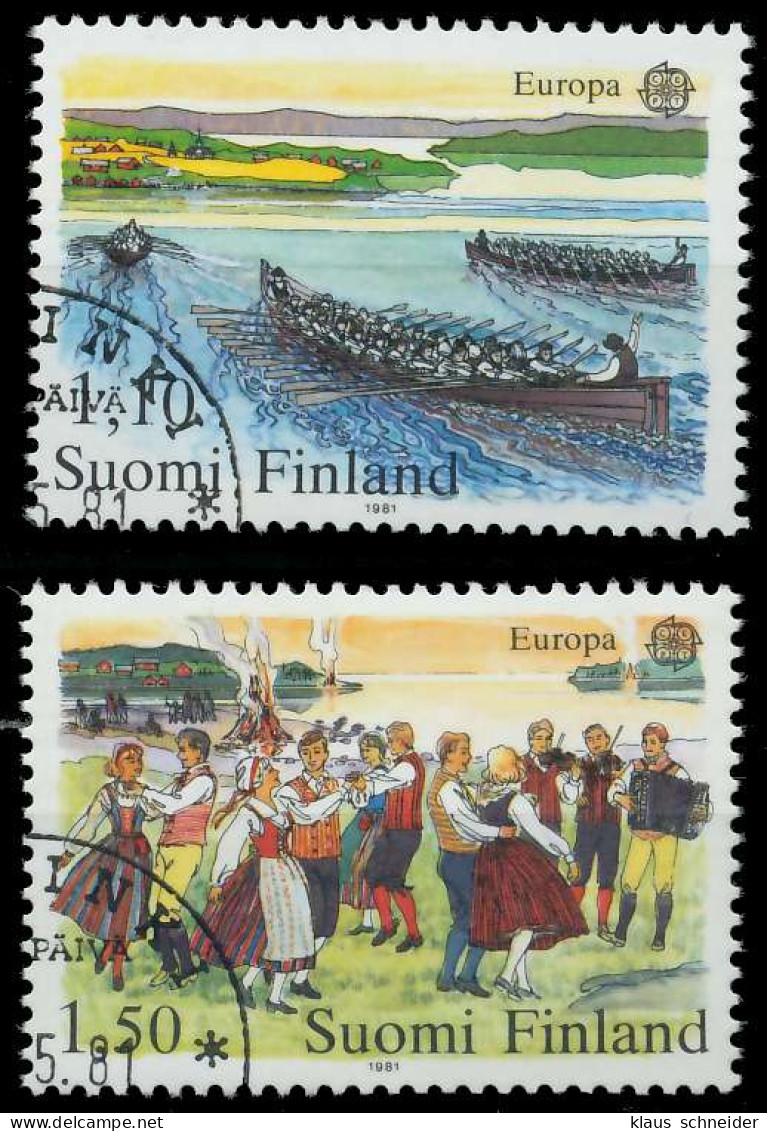 FINNLAND 1981 Nr 881-882 Gestempelt X5A014A - Used Stamps
