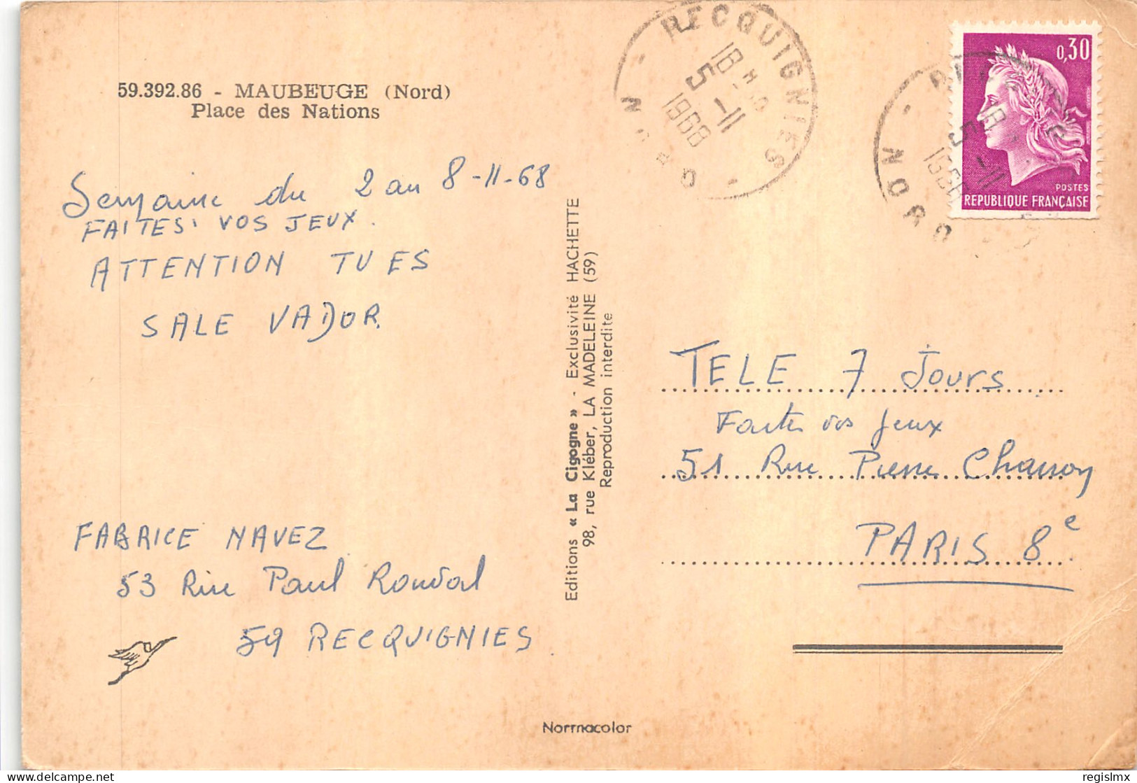 59-MAUBEUGE-N°T571-C/0077 - Maubeuge