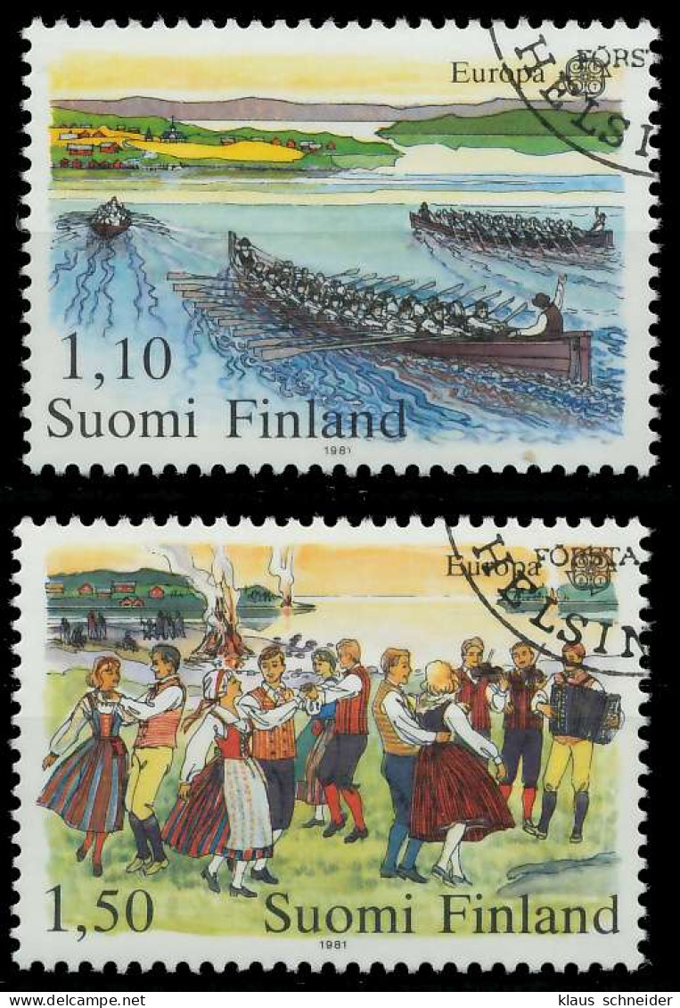 FINNLAND 1981 Nr 881-882 Gestempelt X5A0176 - Usati