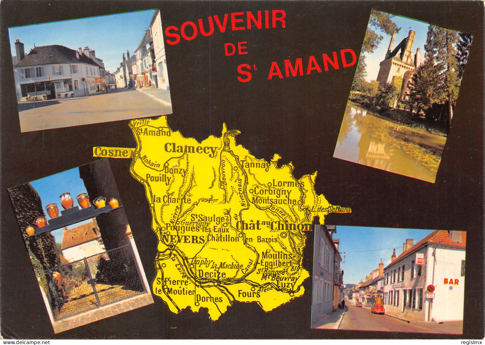 58-SAINT AMAND EN PUISAYE-N°T571-C/0013 - Saint-Amand-en-Puisaye