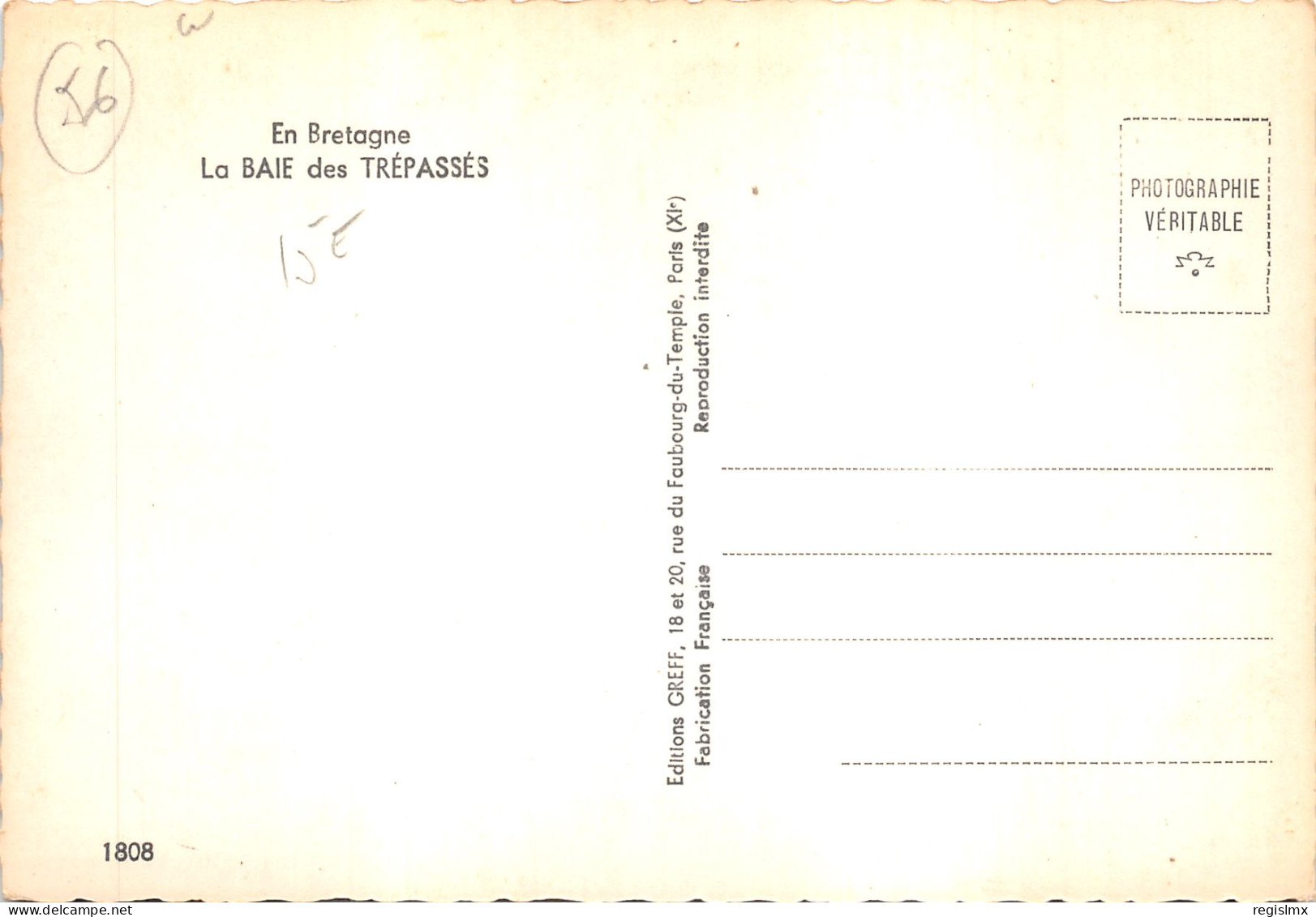 29-LA BAIE DES TREPASSES-N°T571-B/0239 - Other & Unclassified