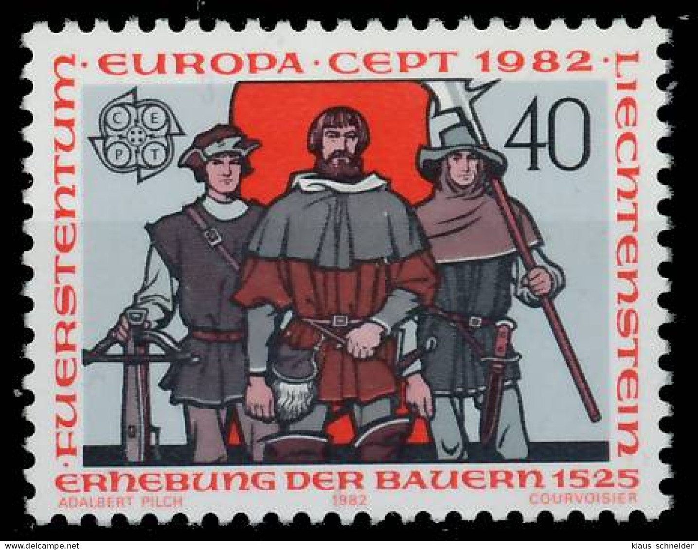 LIECHTENSTEIN 1982 Nr 791 Postfrisch S1E4E4A - Unused Stamps