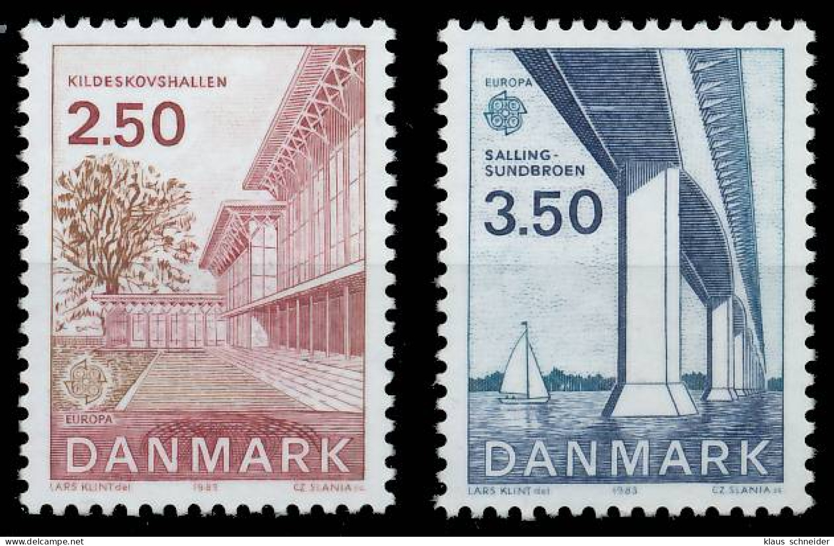 DÄNEMARK 1983 Nr 781-782 Postfrisch S1E515A - Unused Stamps