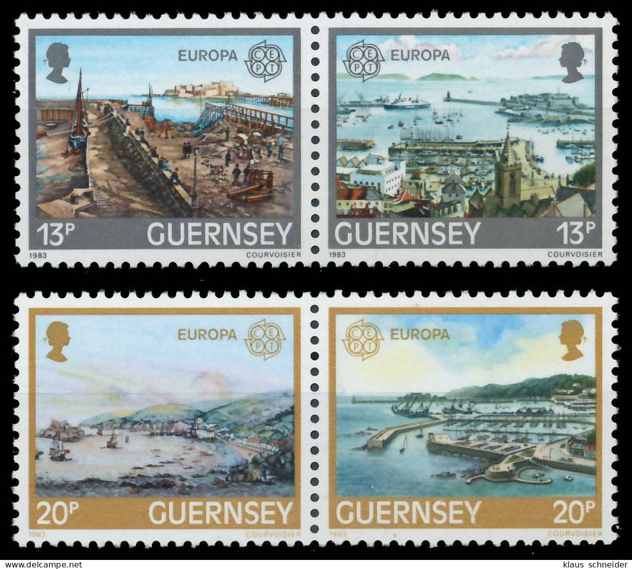 GUERNSEY 1983 Nr 265-268 Postfrisch WAAGR PAAR S1E5272 - Guernsey