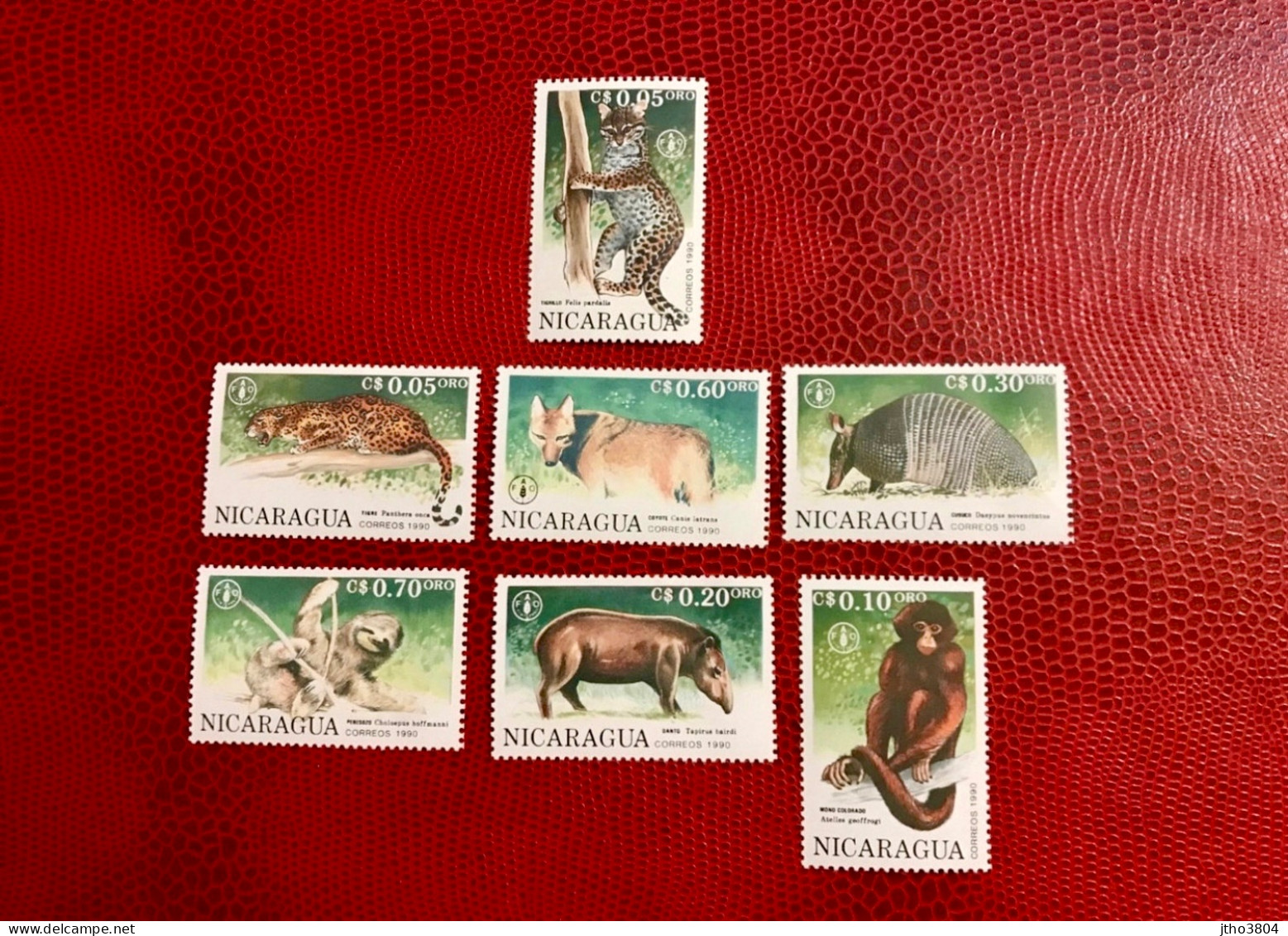 NICARAGUA 1990 7v Neuf MNH Mi 3330 / 3336 Mamíferos Mammals Säugetiere Mammiferi Mammifère - Other & Unclassified