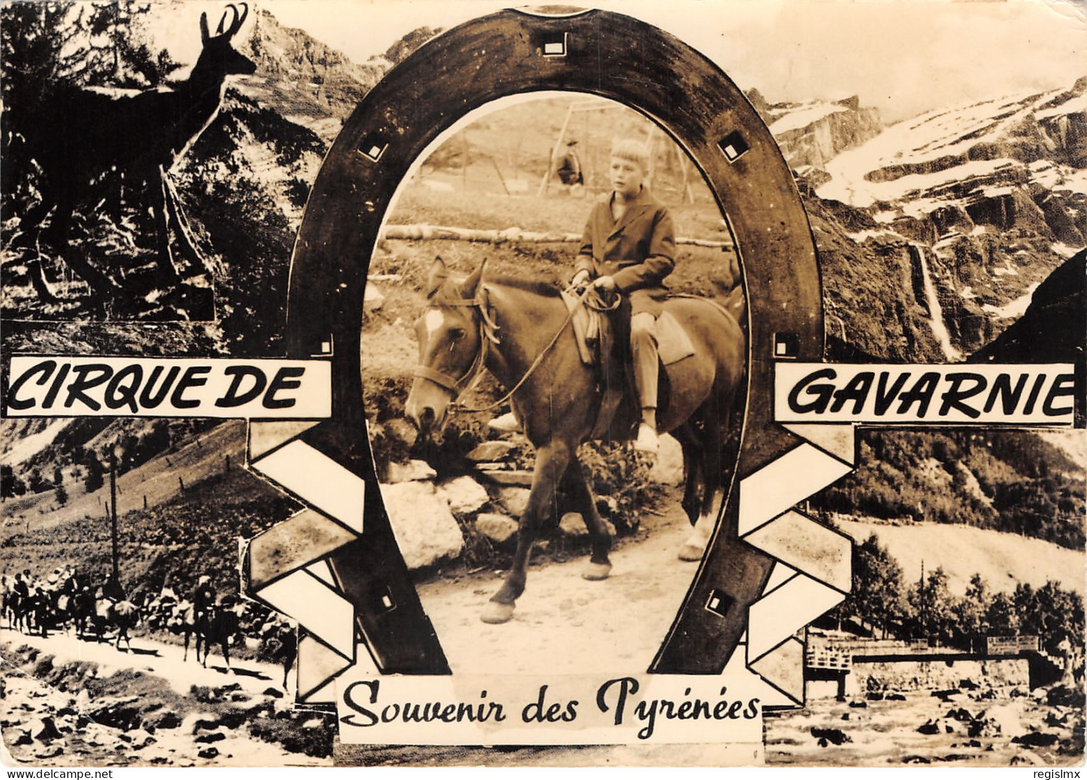 65-CIRQUE DE GAVARNIE-BALLADE A DOS D ANE-N°T572-A/0177 - Other & Unclassified