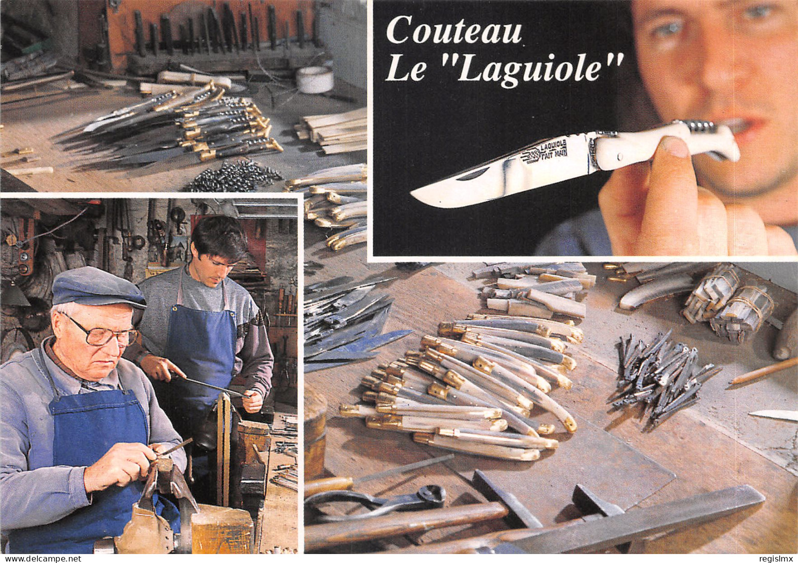 63-LAGUIOLE-ATELIER DE MONTAGE DE COUTEAUX-N°T572-A/0013 - Other & Unclassified
