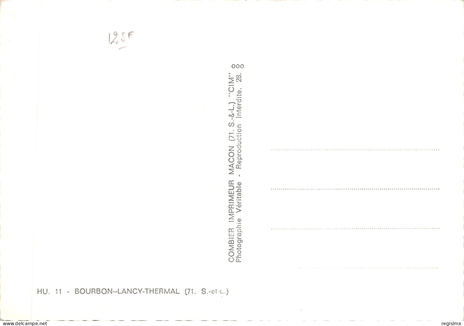 71-BOURBON LANCY-N°T573-A/0095 - Andere & Zonder Classificatie