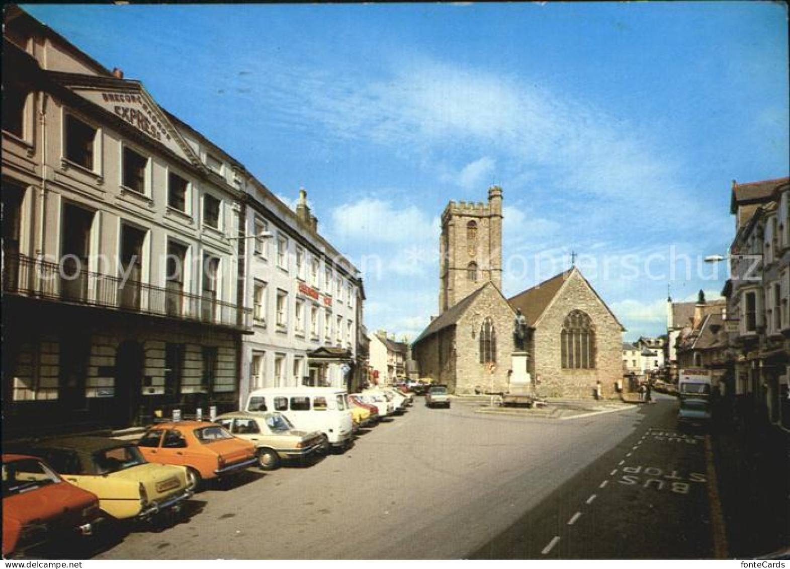 72614461 Brecon The Bulwark And The Parish Church Of St Mary Brecon - Other & Unclassified