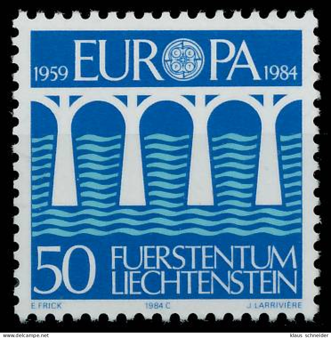 LIECHTENSTEIN 1984 Nr 837 Postfrisch S1E97B2 - Unused Stamps