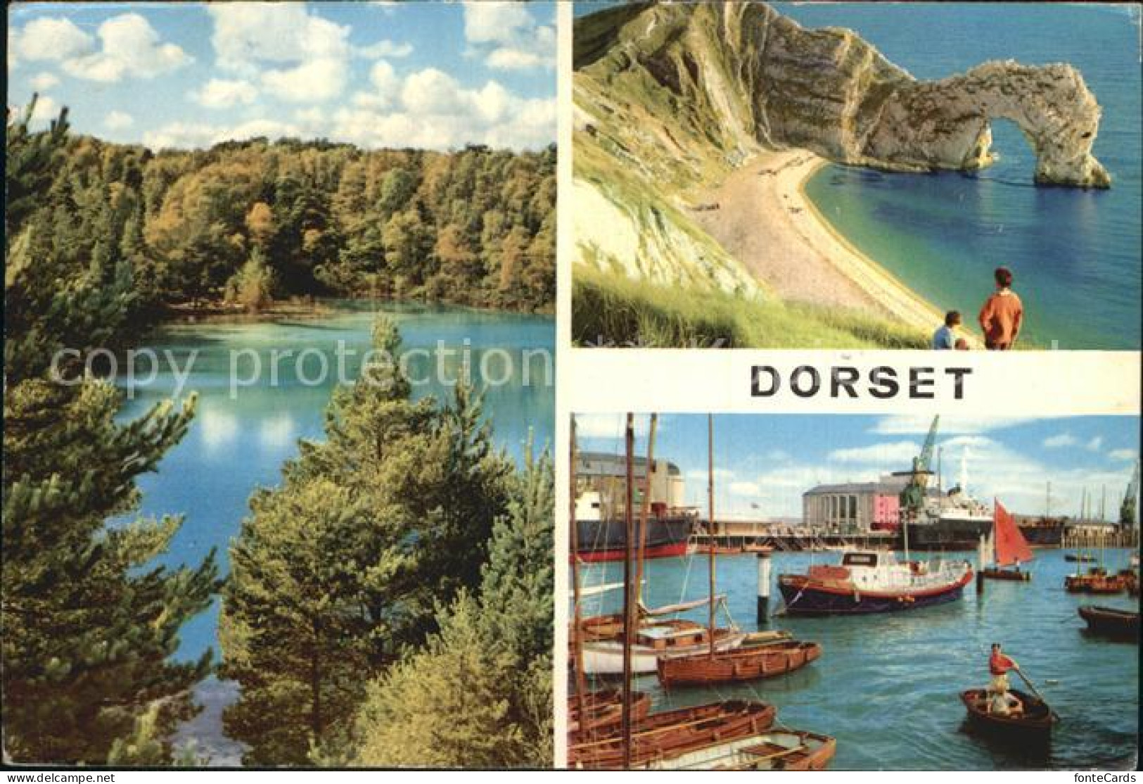 72613632 Dorset UK Blue Pool Durdle Door And Weymouth Harbour Dorset UK - Sonstige & Ohne Zuordnung