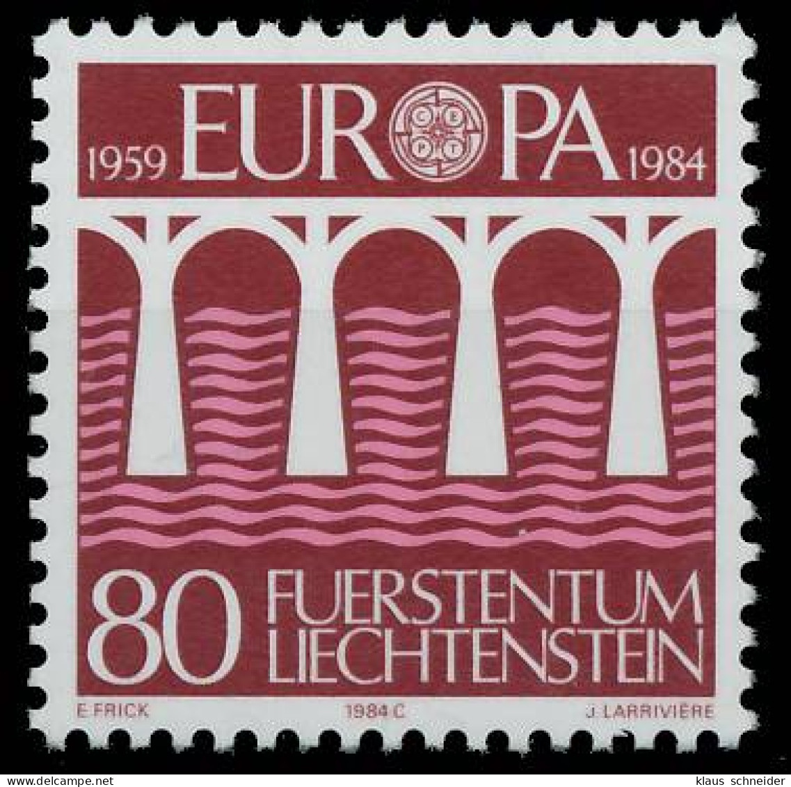 LIECHTENSTEIN 1984 Nr 838 Postfrisch S1E97BE - Unused Stamps