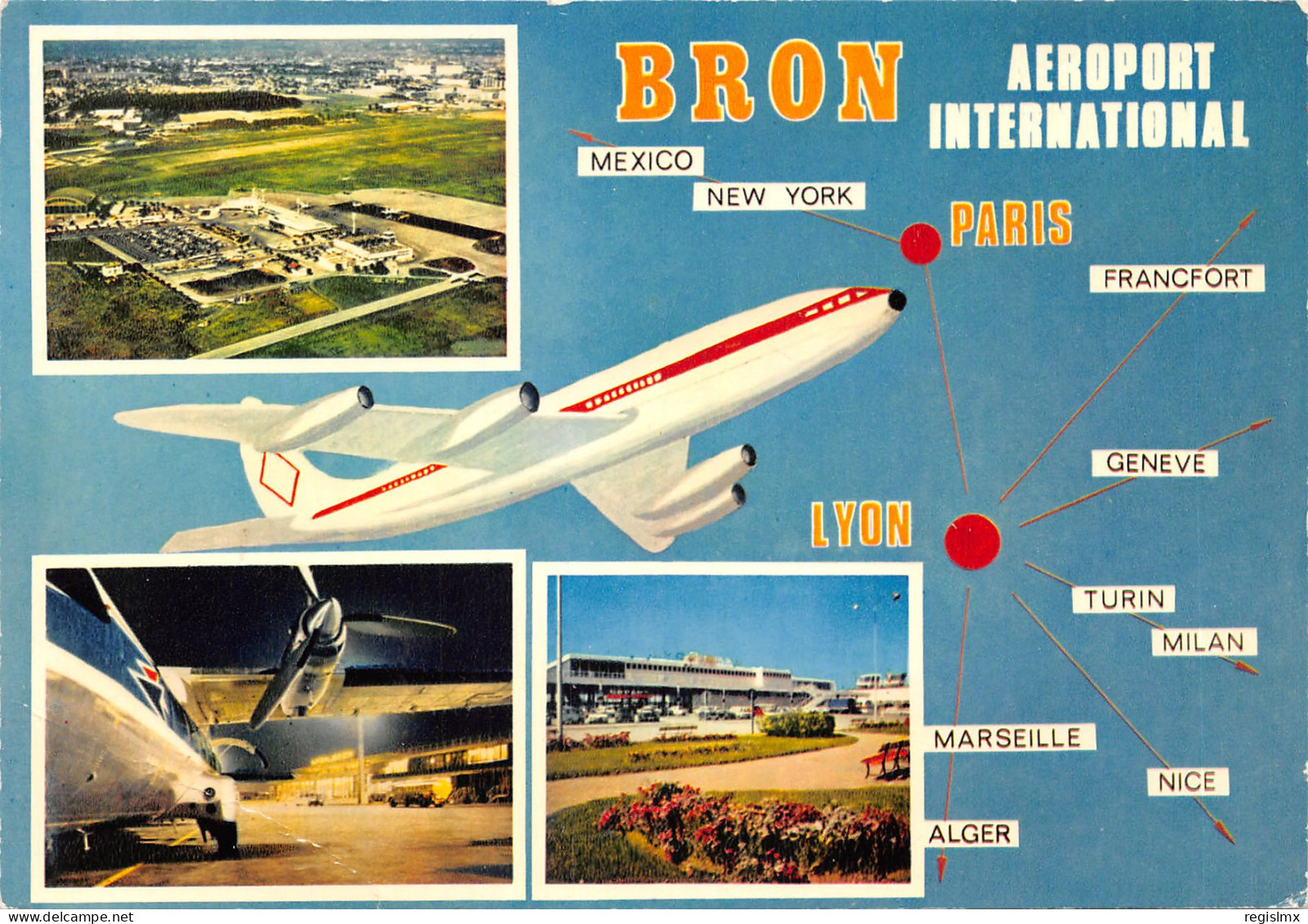 69-BRON-AEROPORT INTERNATIONAL-N°T572-C/0277 - Bron