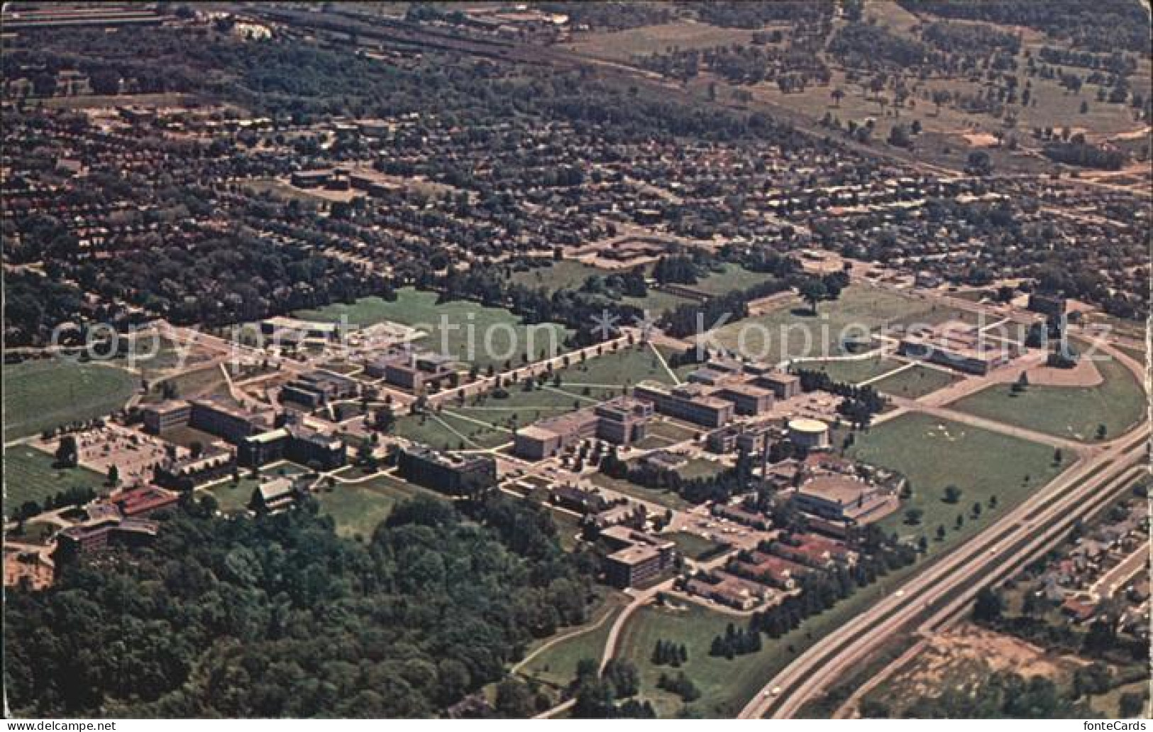 72613615 Hamilton Ontario Aerial View Of McMaster University Hamilton Ontario - Unclassified