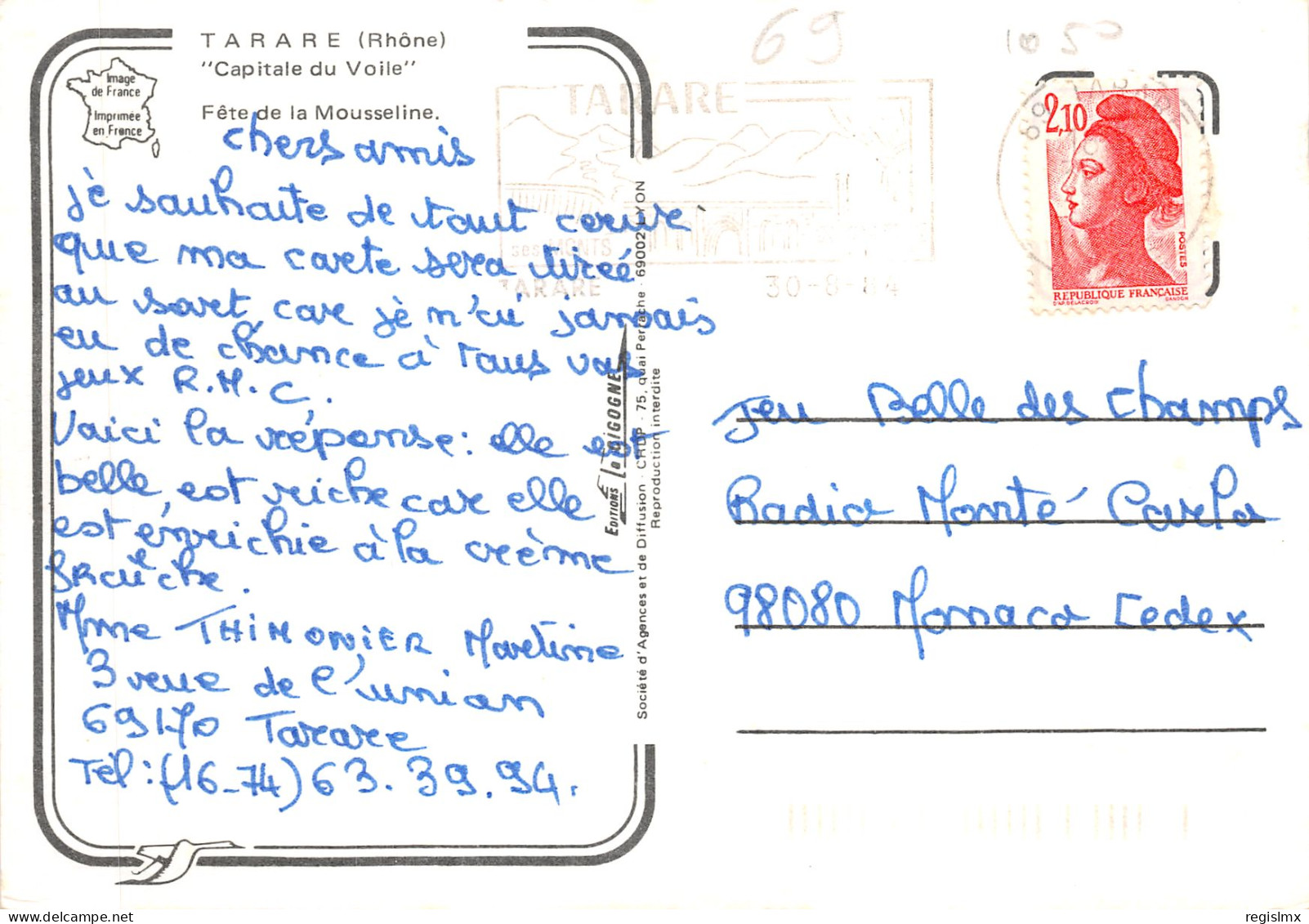 69-TARARE-N°T572-C/0261 - Tarare