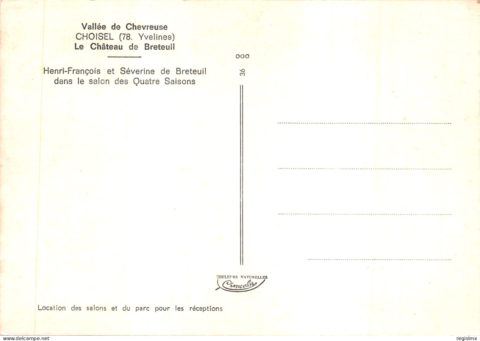 78-CHOISEL-LE CHÂTEAU DE BRETEUIL-PORTRAIT FAMILLE BRETEUIL-N°T574-A/0007 - Andere & Zonder Classificatie
