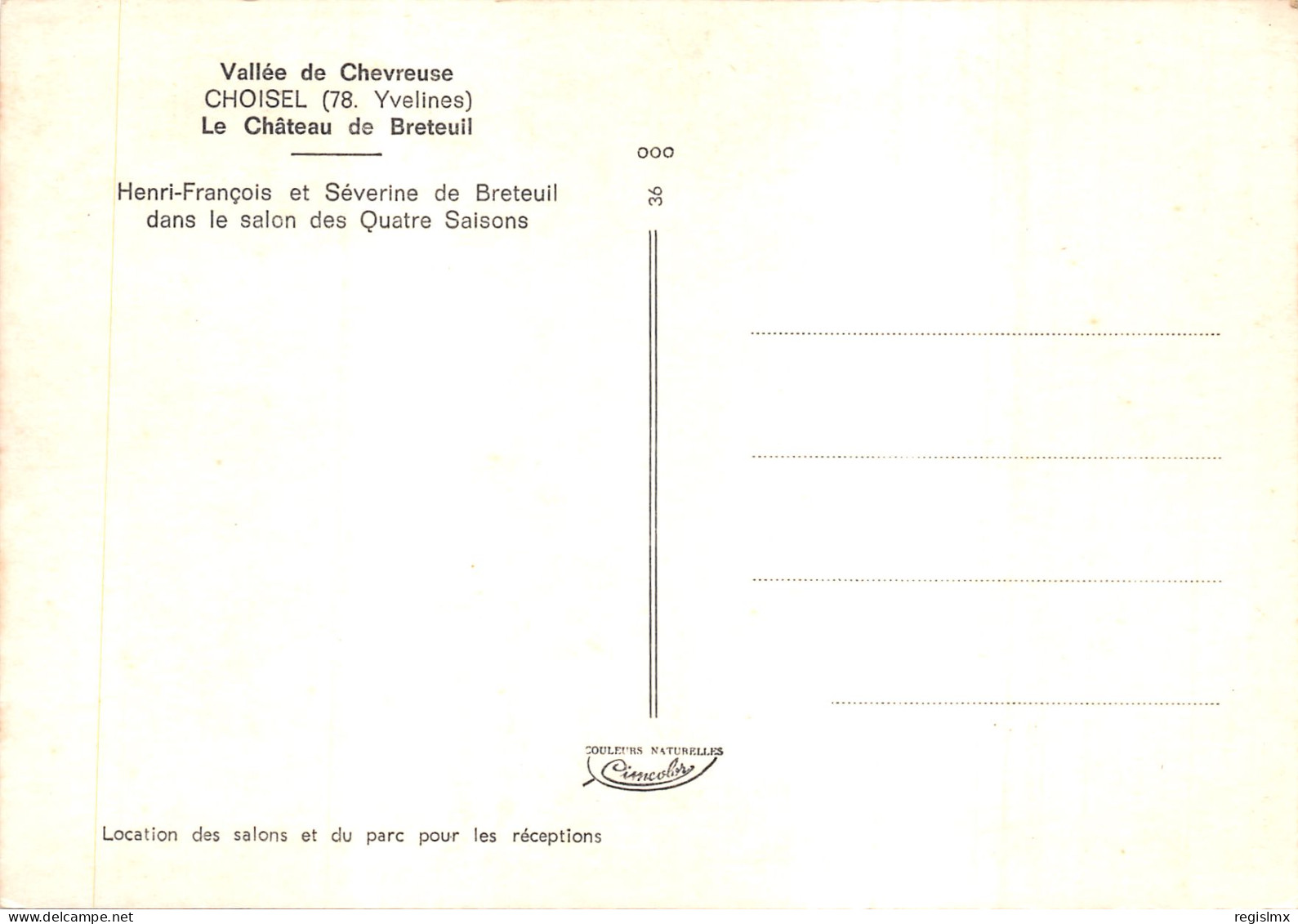 78-CHOISEL-LE CHÂTEAU DE BRETEUIL-PORTRAIT FAMILLE BRETEUIL-N°T574-A/0007 - Altri & Non Classificati