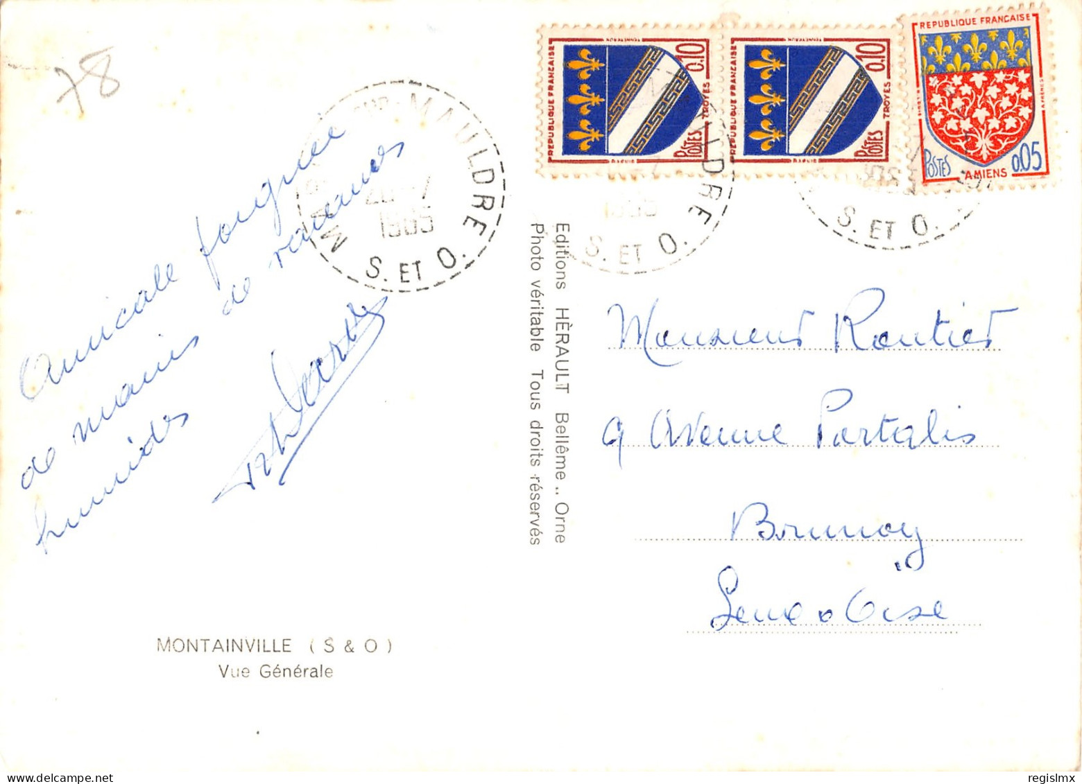 78-MONTAINVILLE-N°T573-D/0385 - Sonstige & Ohne Zuordnung