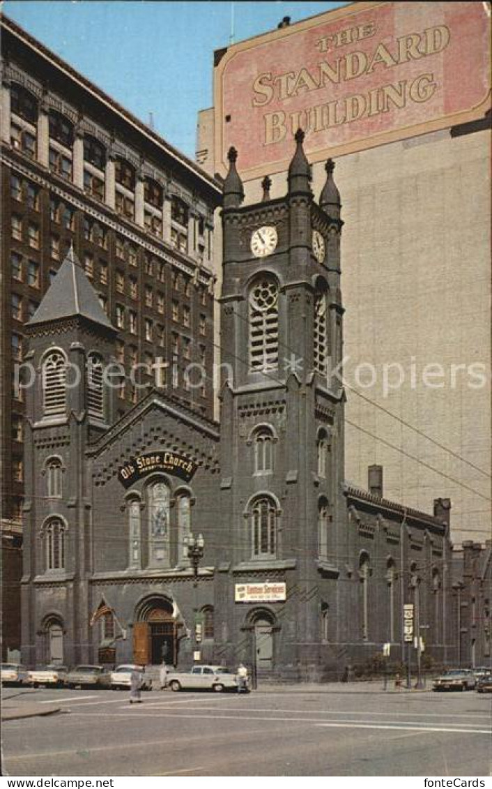 72613608 Cleveland Ohio The Old Stone Church Cleveland - Andere & Zonder Classificatie