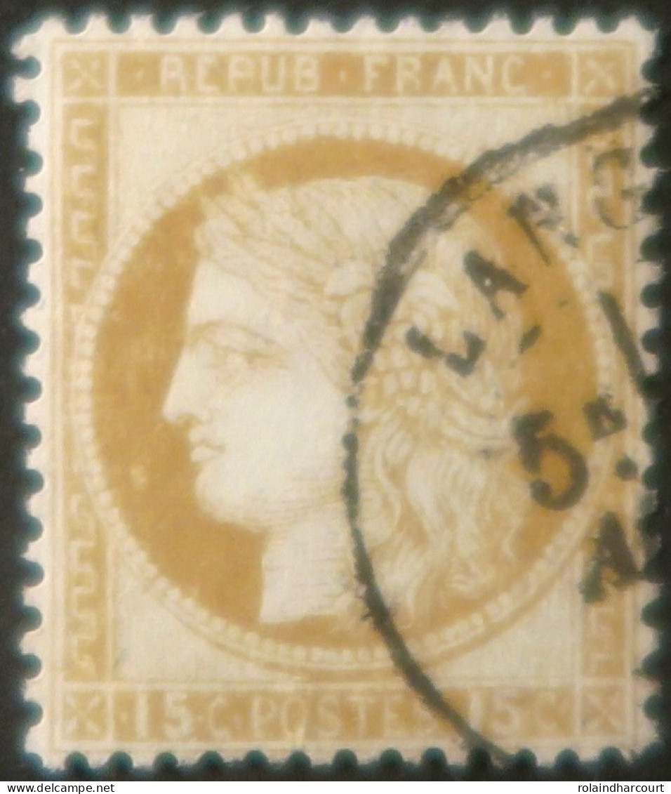 X1200 - FRANCE - CERES N°55 - LUXE - CàD - TRES BON CENTRAGE - 1871-1875 Cérès