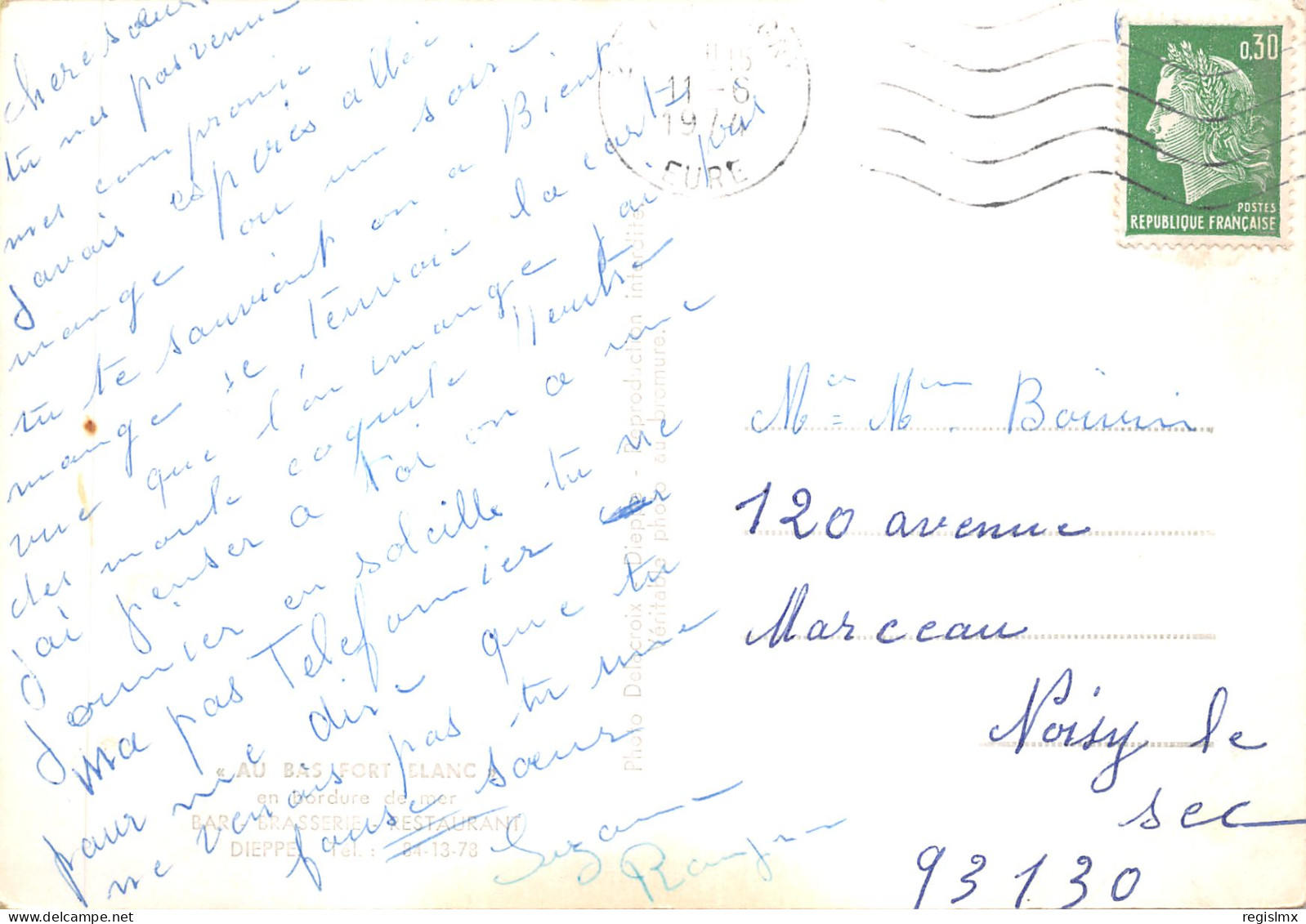 76-DIEPPE-AU BAS FORT BLANC-N°T573-D/0095 - Dieppe