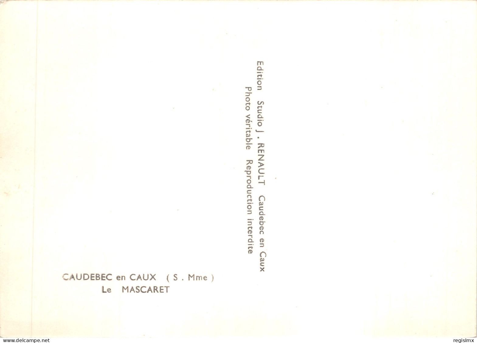 76-CAUDEBEC EN CAUX-LE MASCARET-N°T573-D/0035 - Caudebec-en-Caux