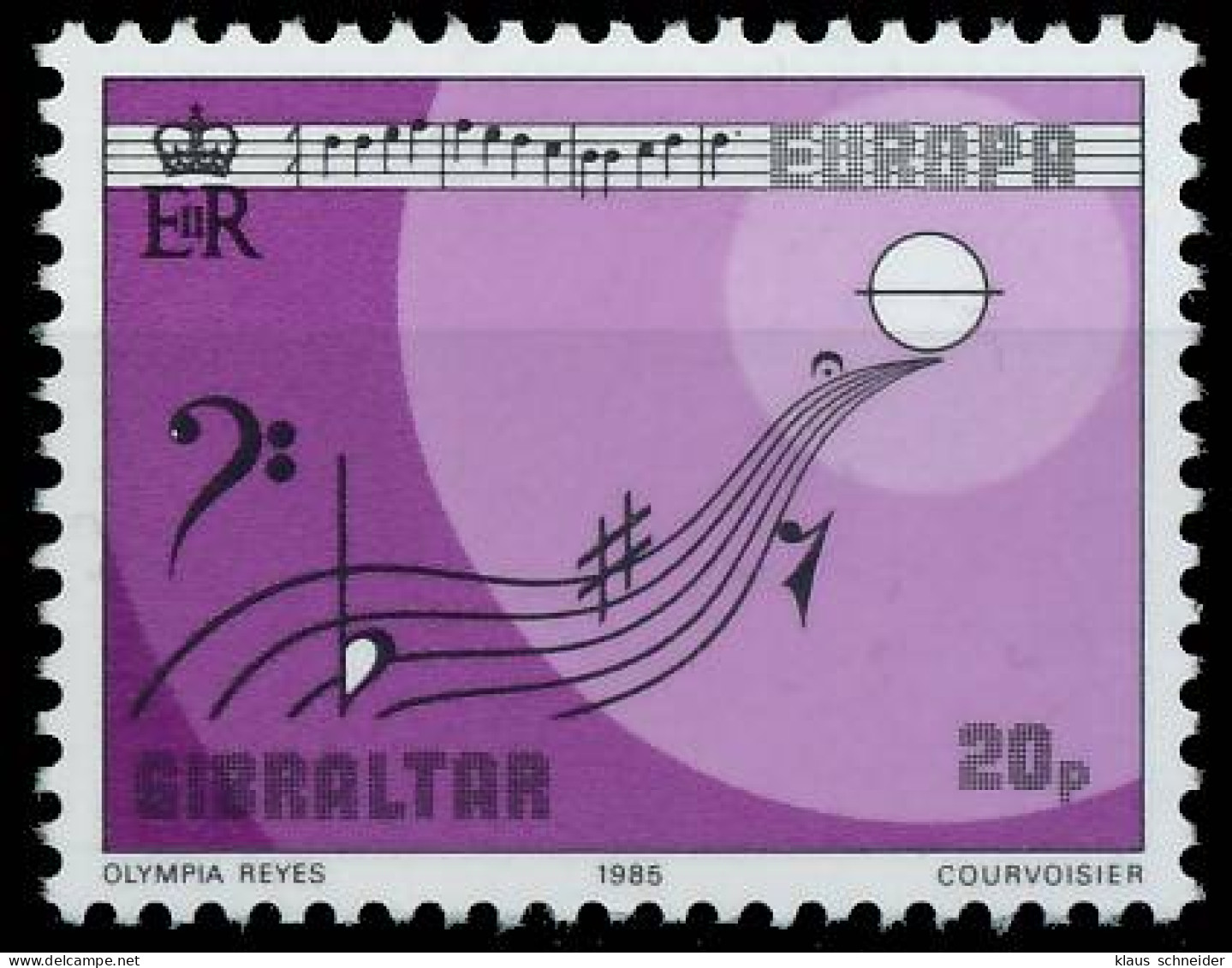 GIBRALTAR 1985 Nr 487 Postfrisch X5BEA4E - Gibraltar