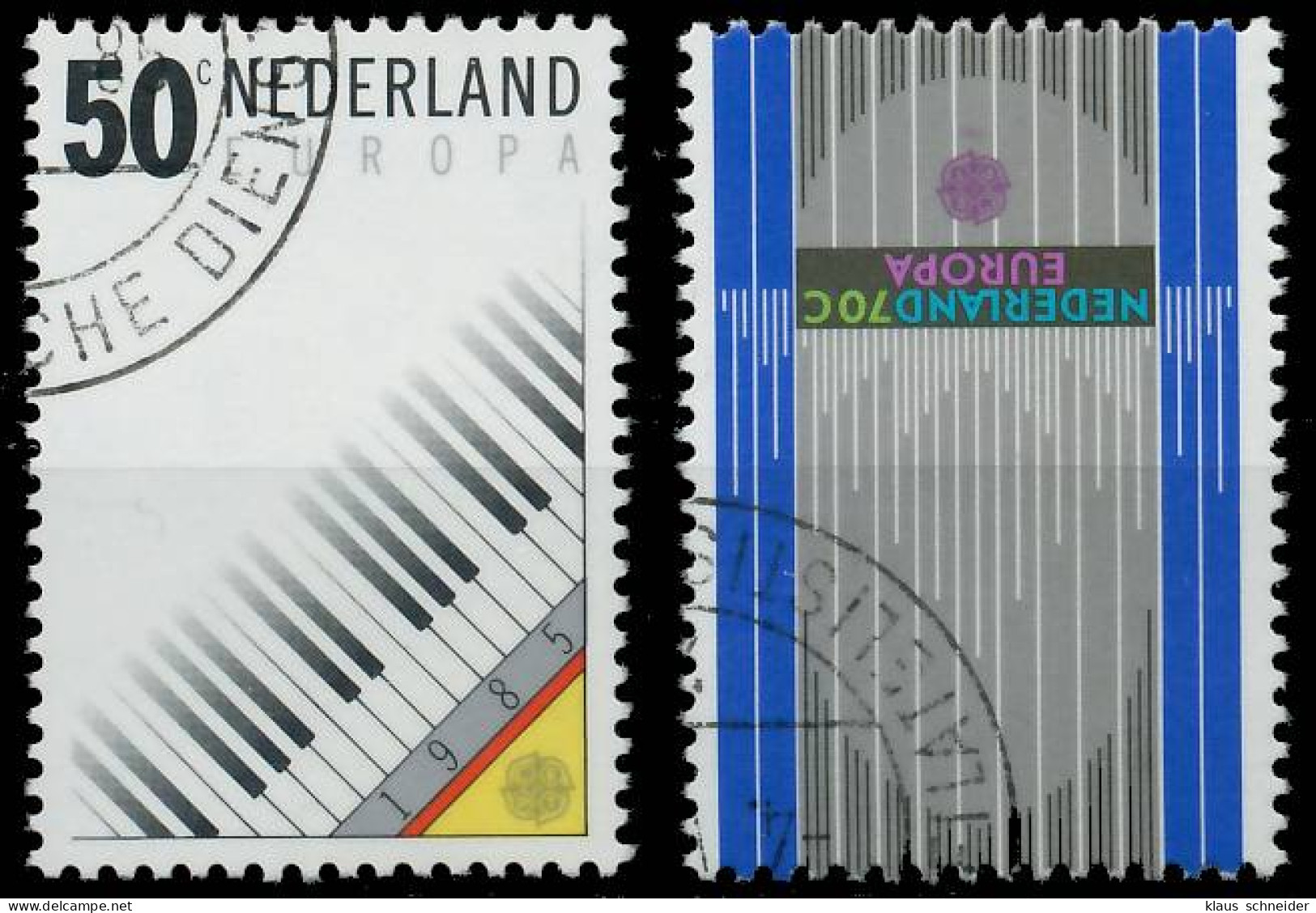 NIEDERLANDE 1985 Nr 1274-1275 Gestempelt X5BEC52 - Usati