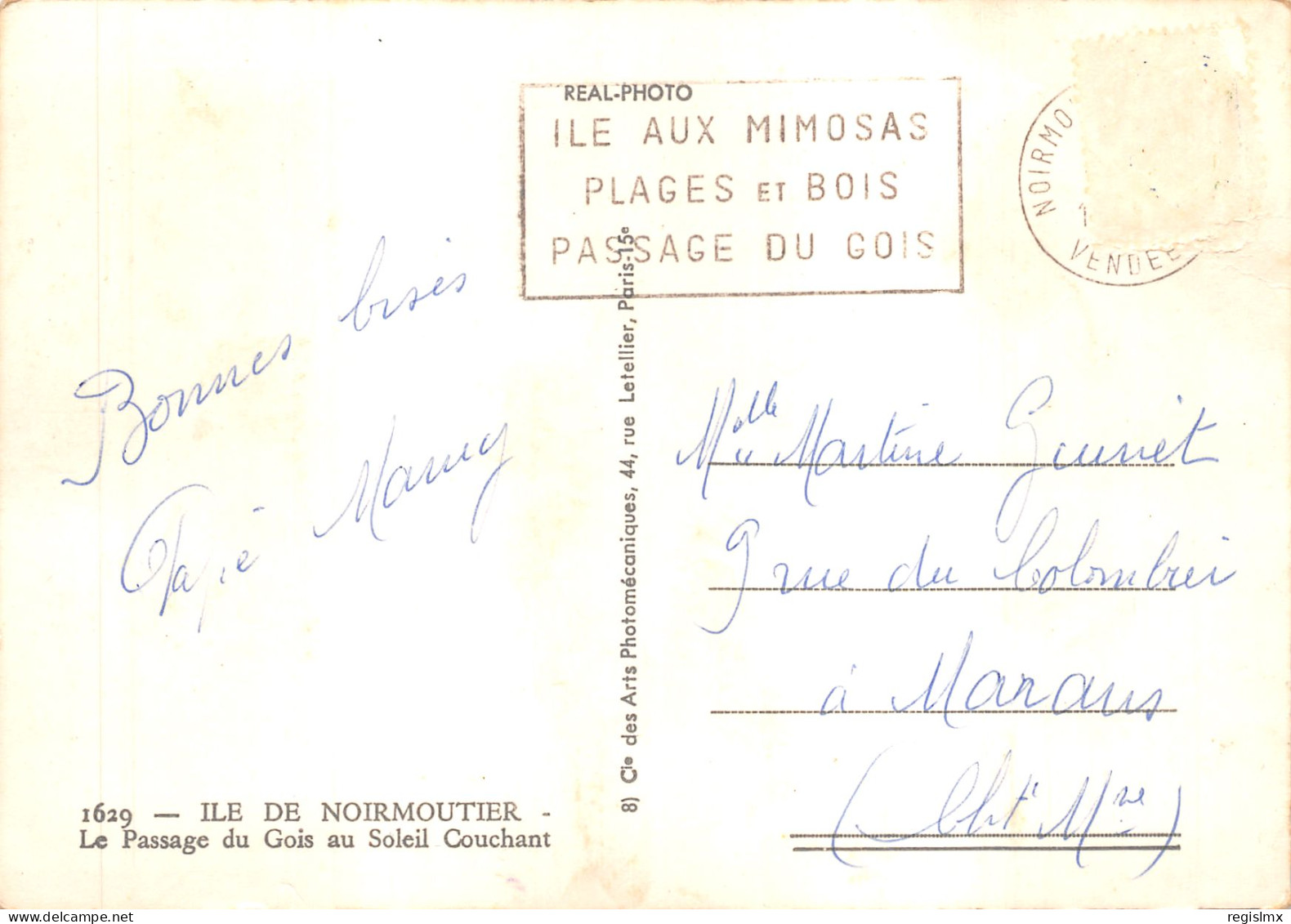 85-ILE DE NOIRMOUTIER-PASSAGE DU GOIS-N°T574-C/0311 - Ile De Noirmoutier