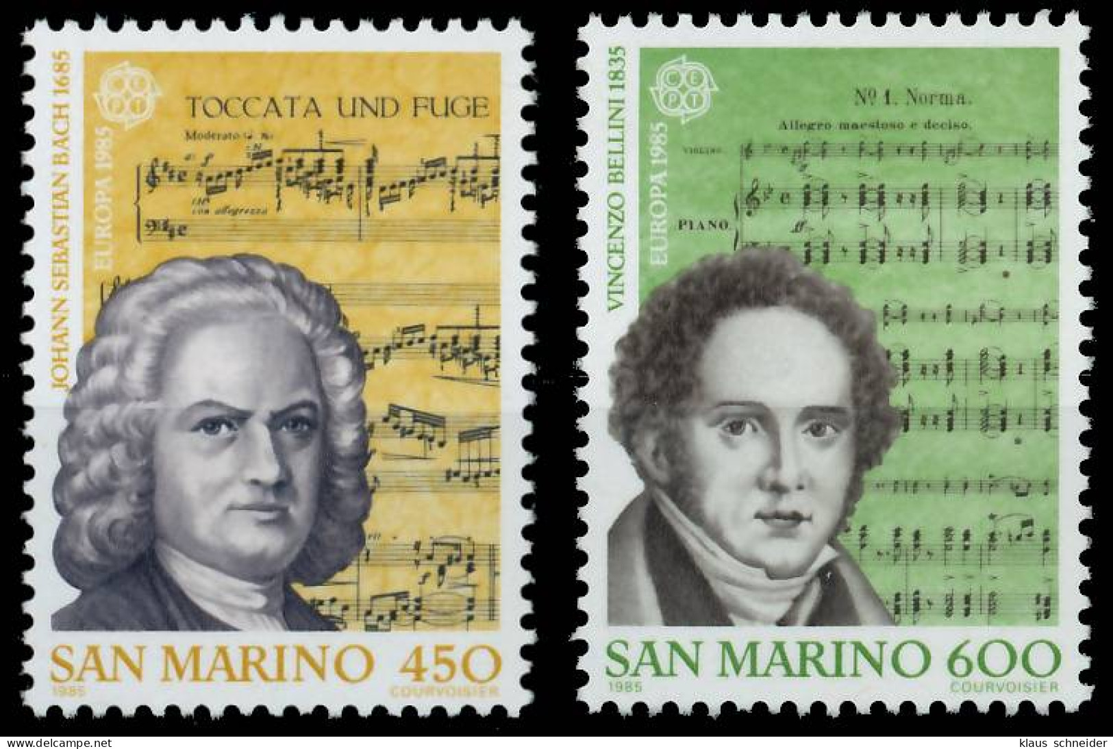 SAN MARINO 1985 Nr 1313-1314 Postfrisch X5BECD6 - Unused Stamps