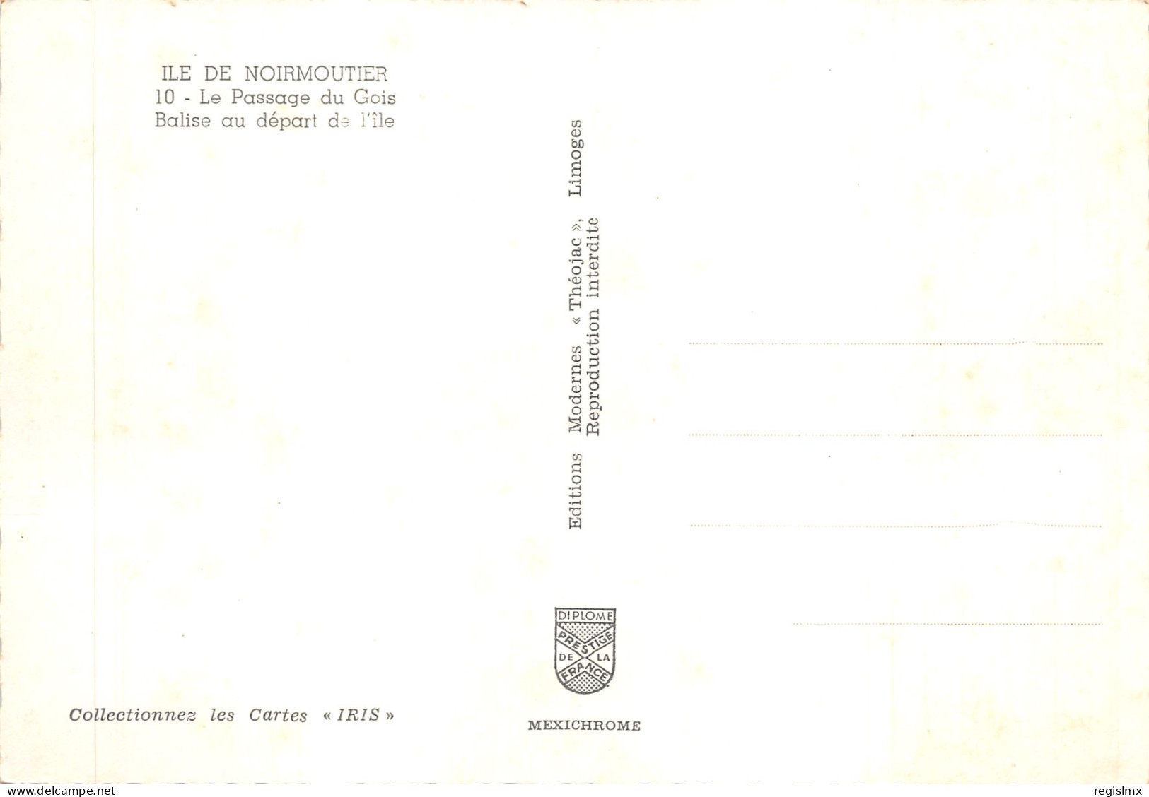85-ILE DE NOIRMOUTIER-PASSAGE DU GOIS-N°T574-C/0267 - Ile De Noirmoutier